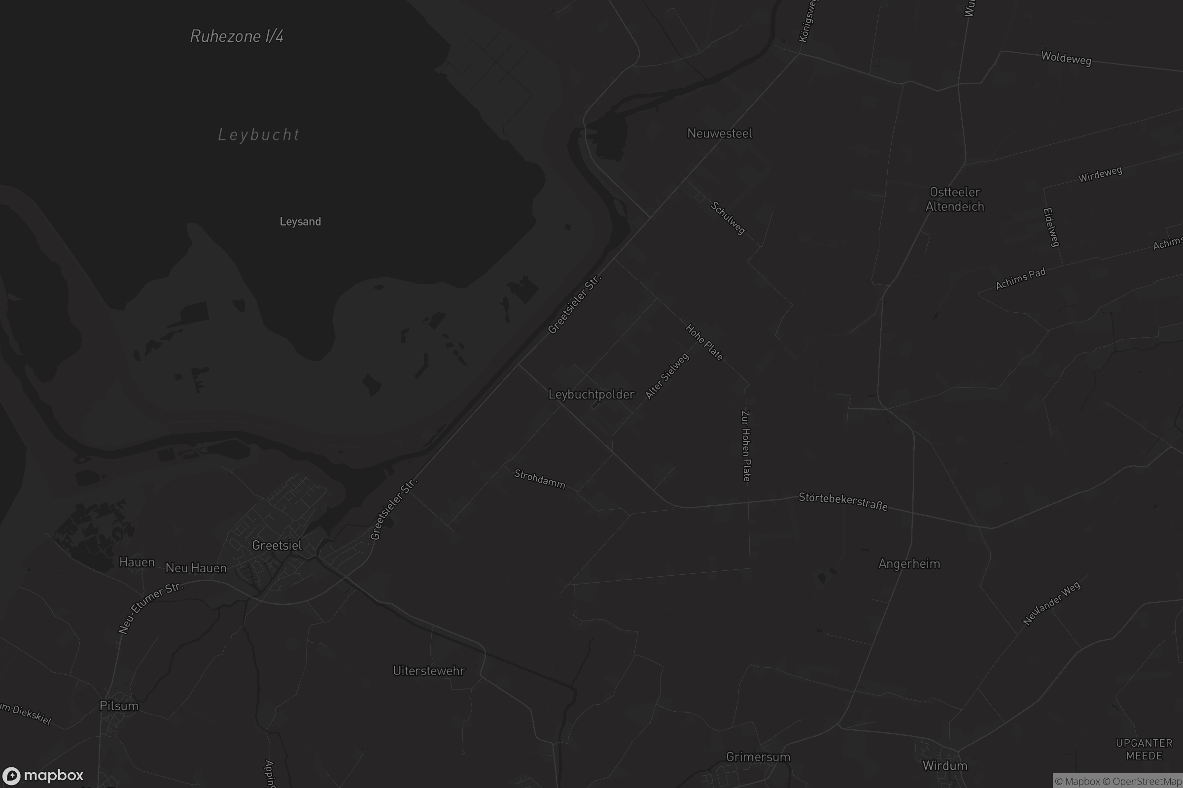 Karte von Leybuchtpolder