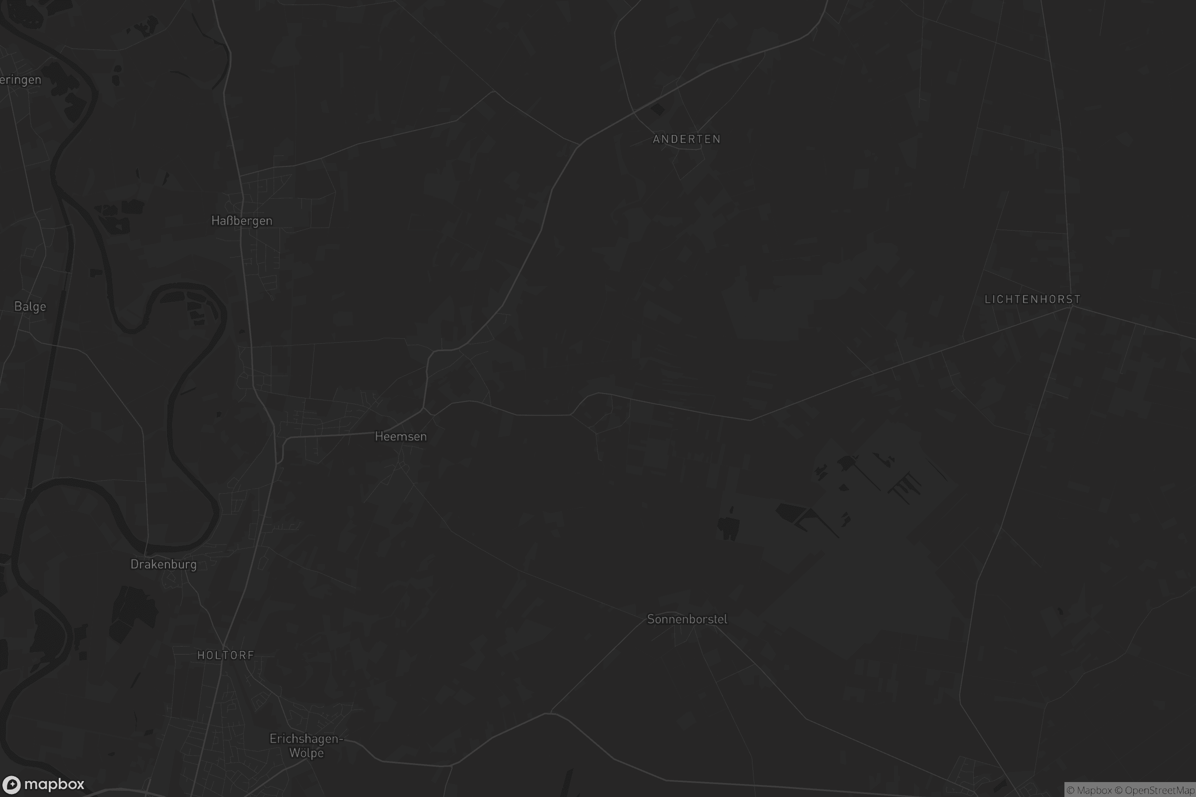 Karte von Lichtenmoor