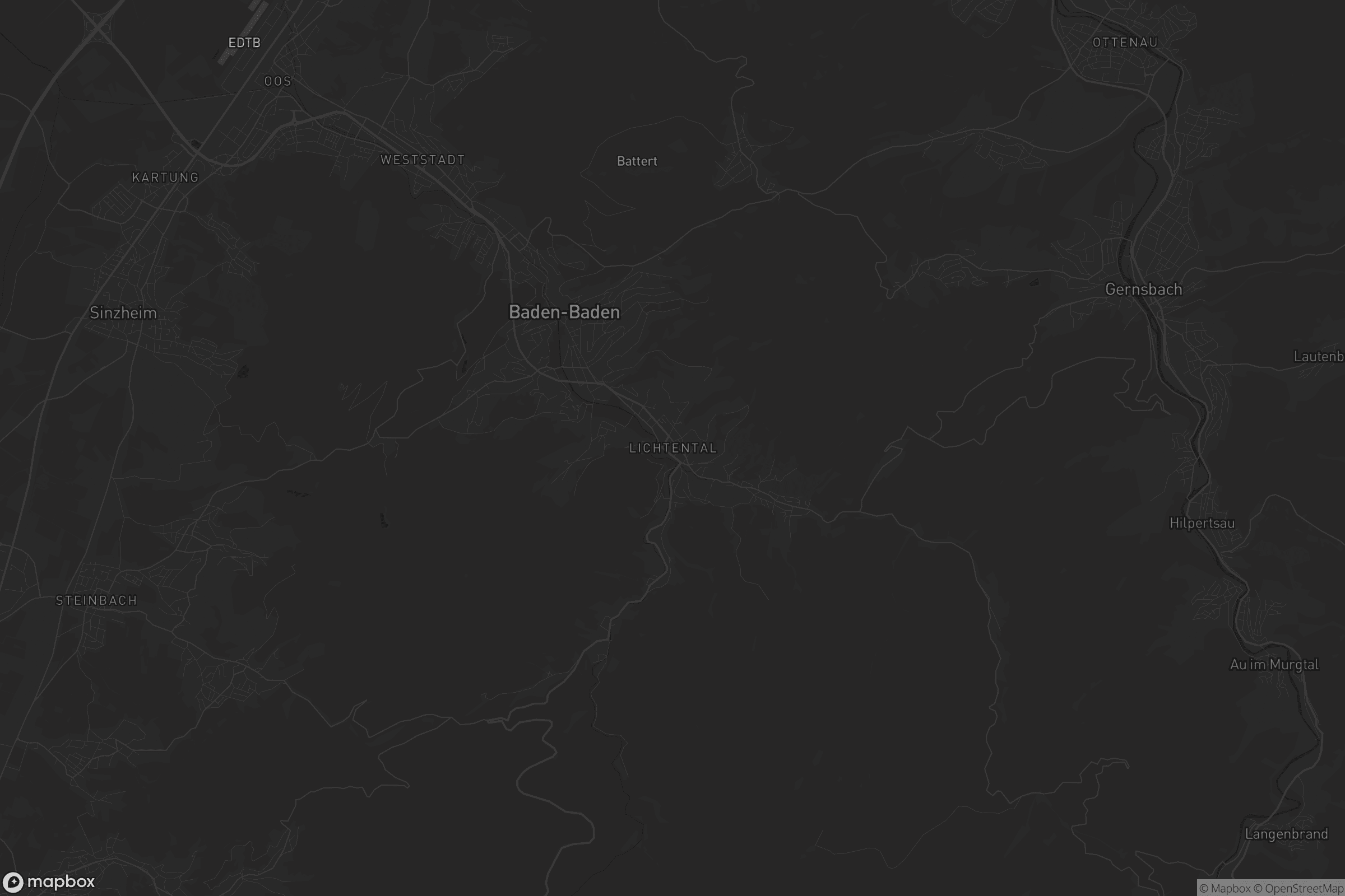 Karte von Lichtental