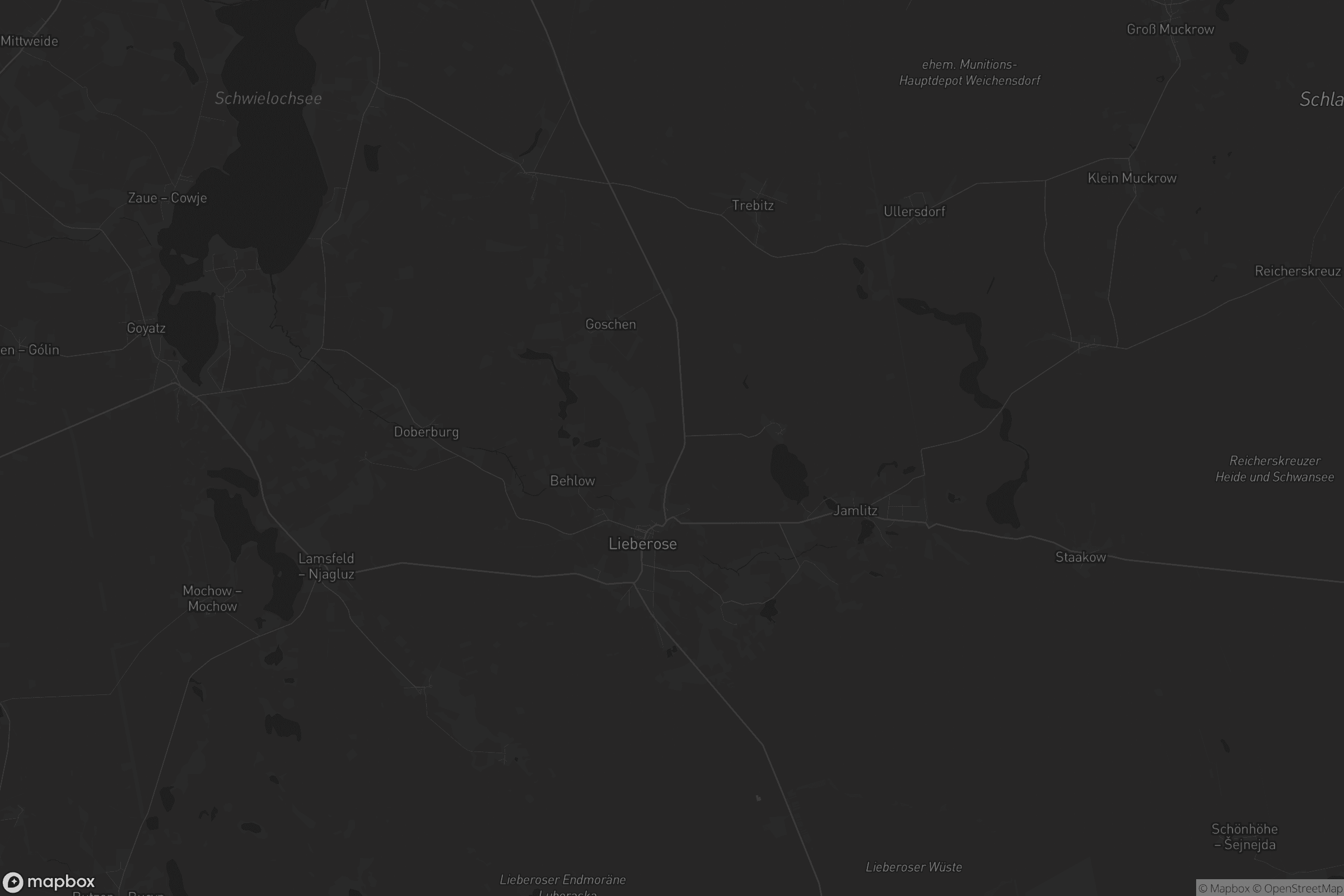 Karte von Lieberose