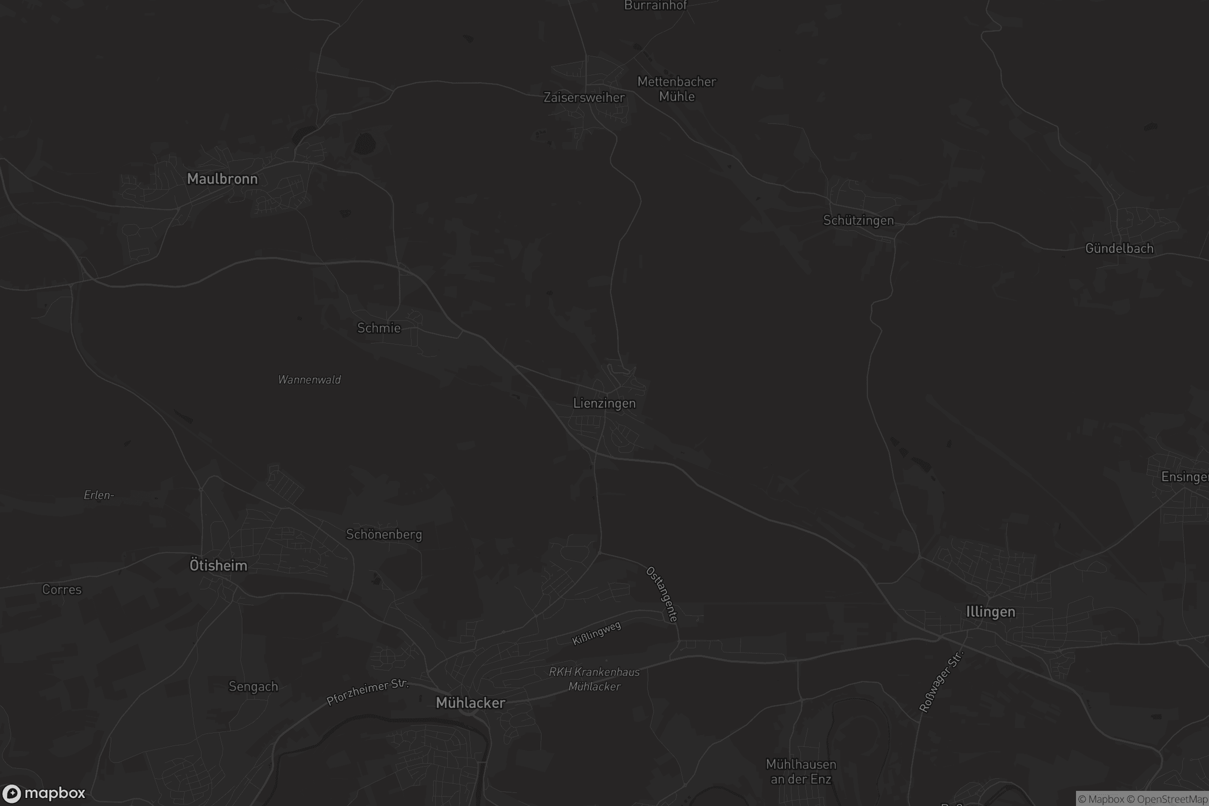 Karte von Lienzingen