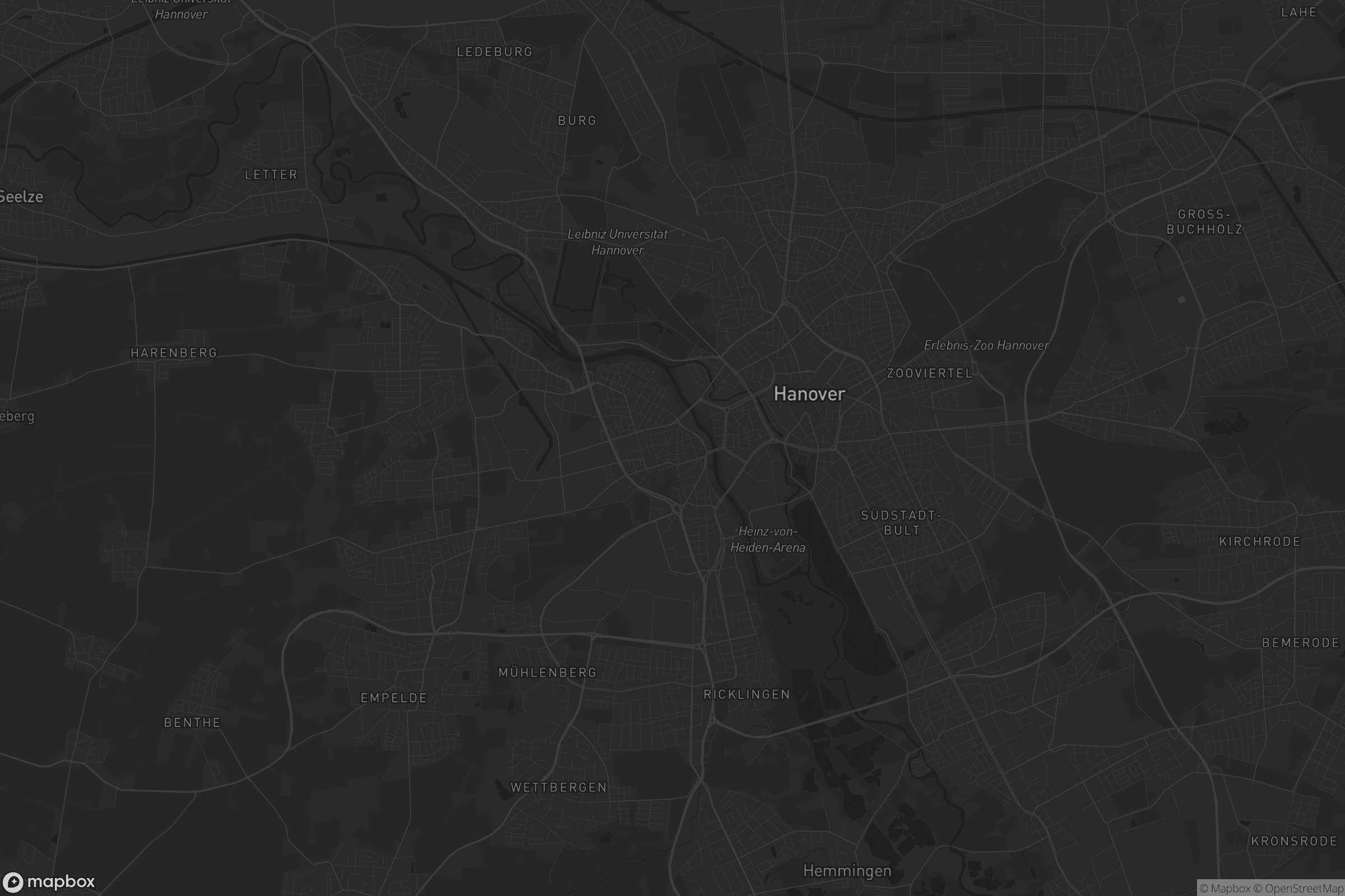 Karte von Linden-Mitte