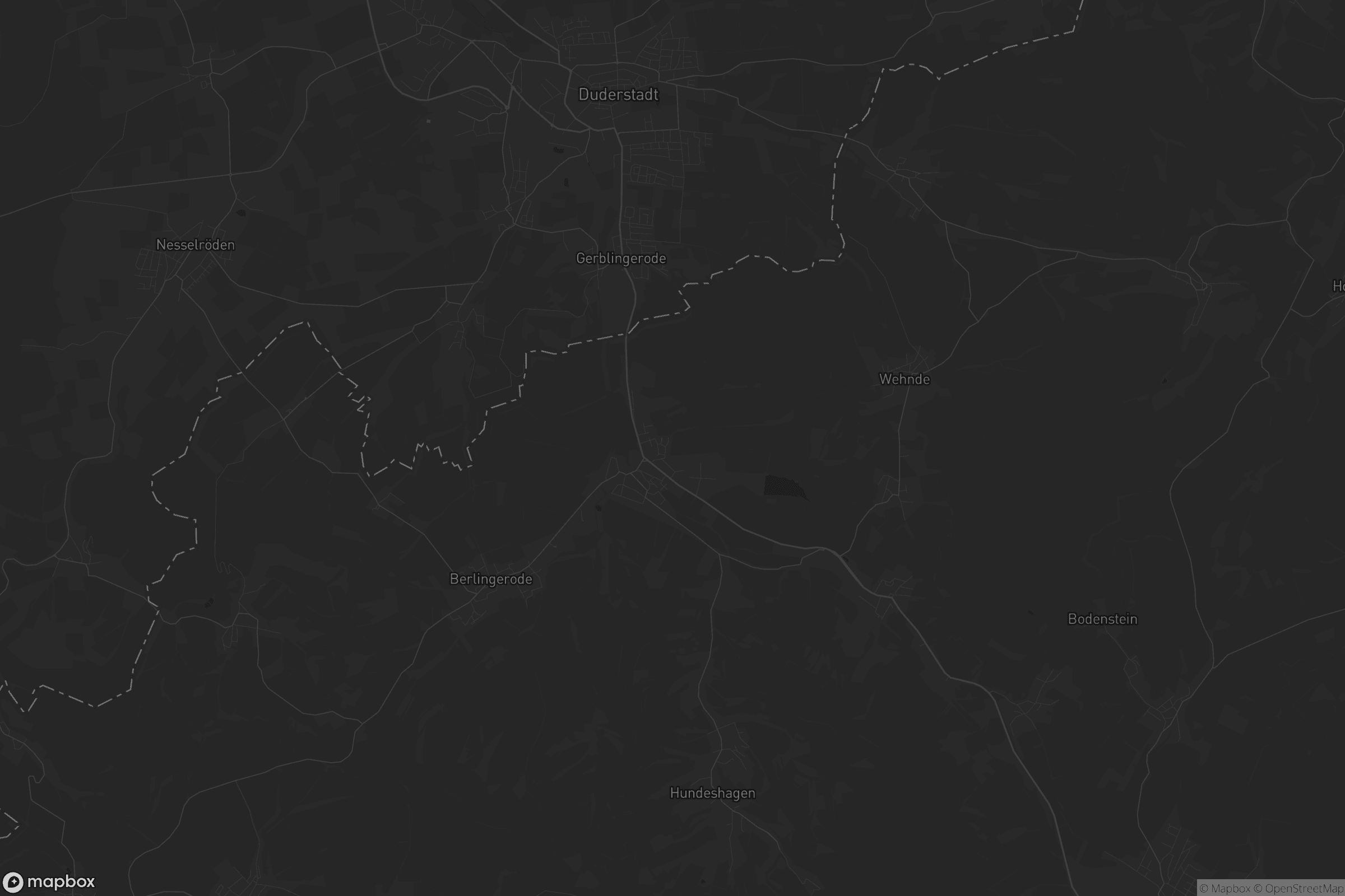 Karte von Lindenberg/Eichsfeld