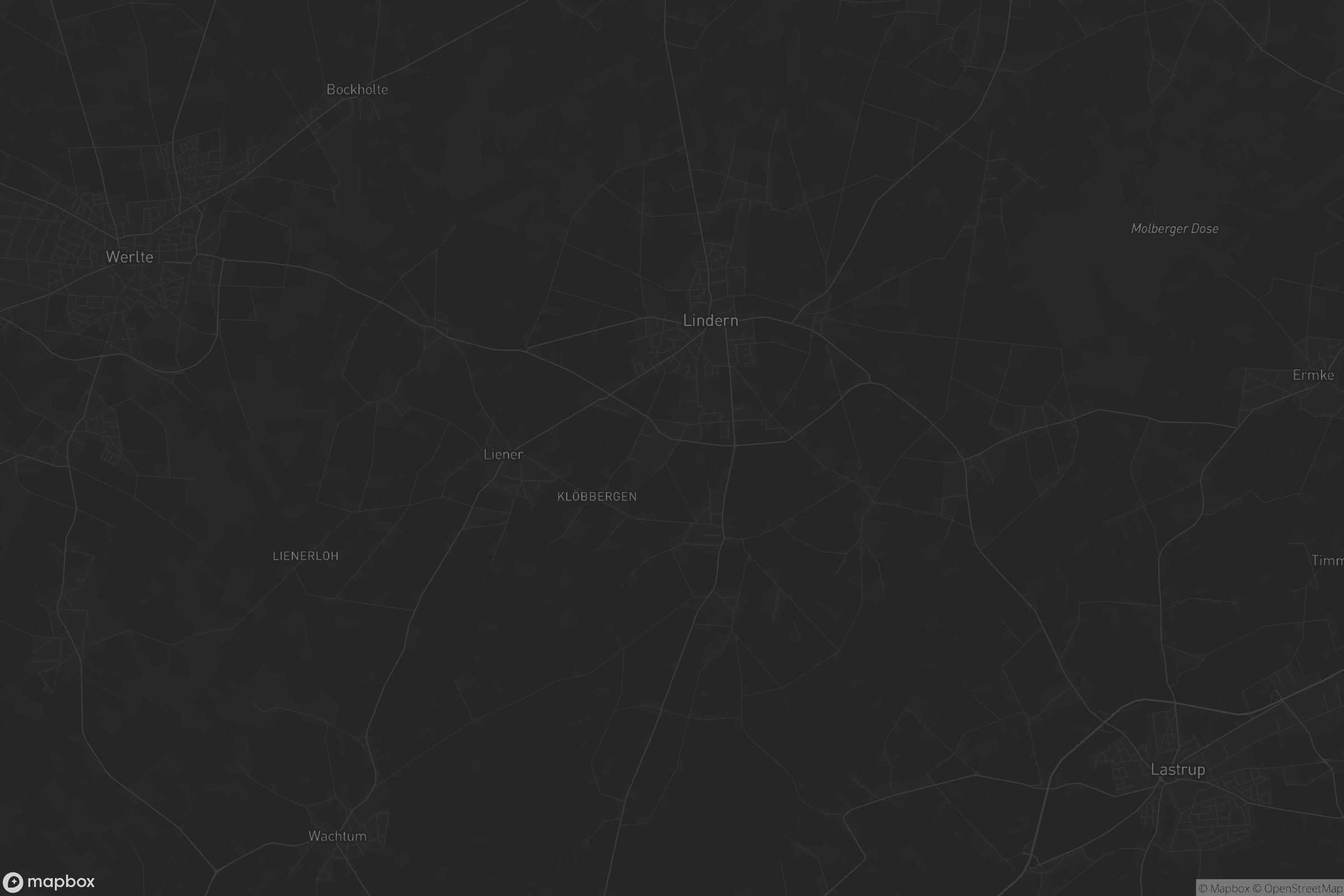 Karte von Lindern (Oldenburg)