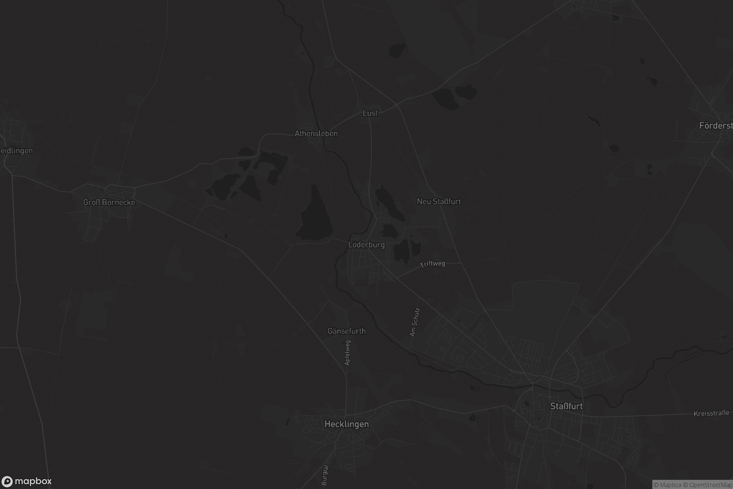 Karte von Löderburg