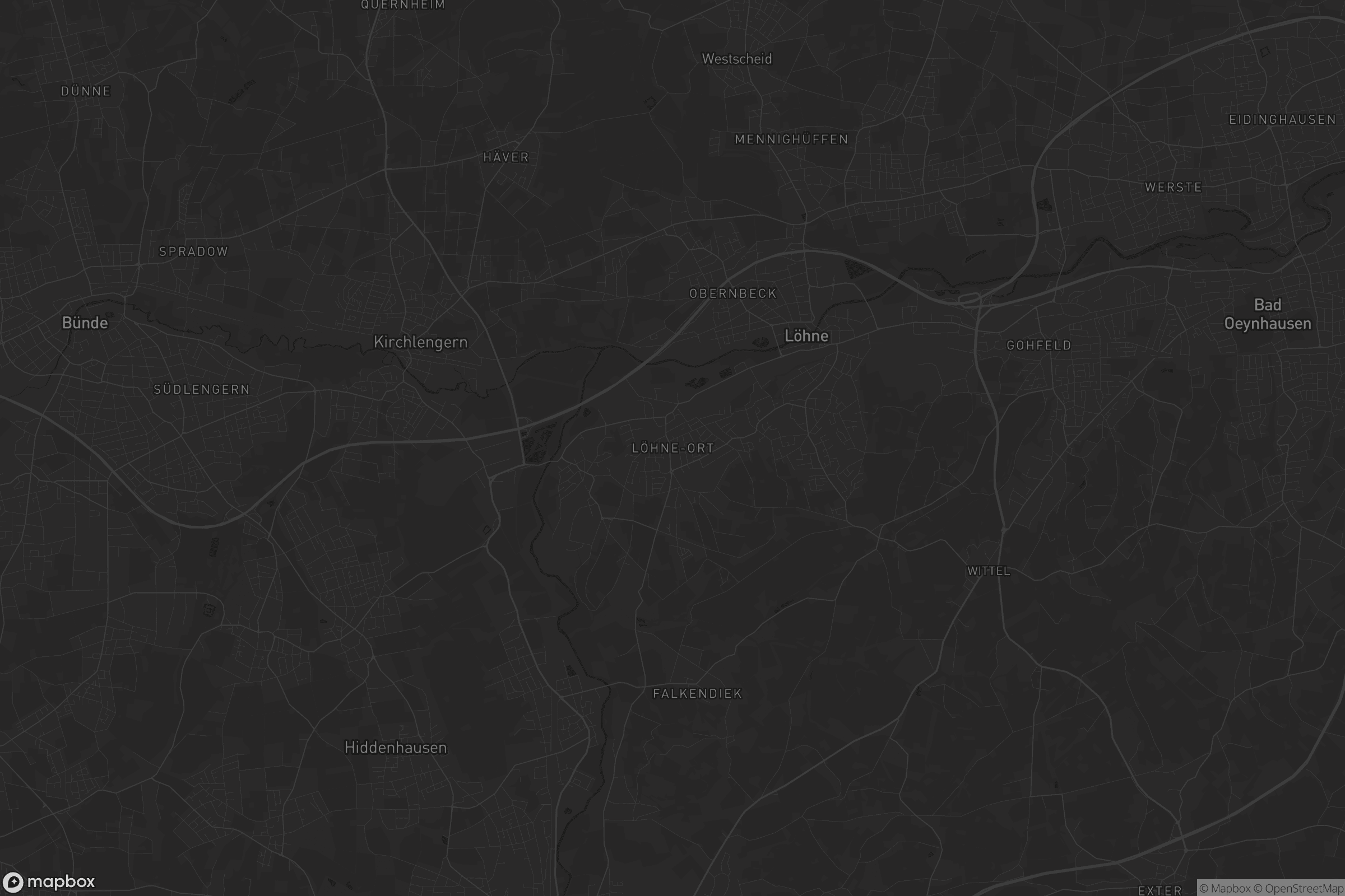 Karte von Löhne-Ort