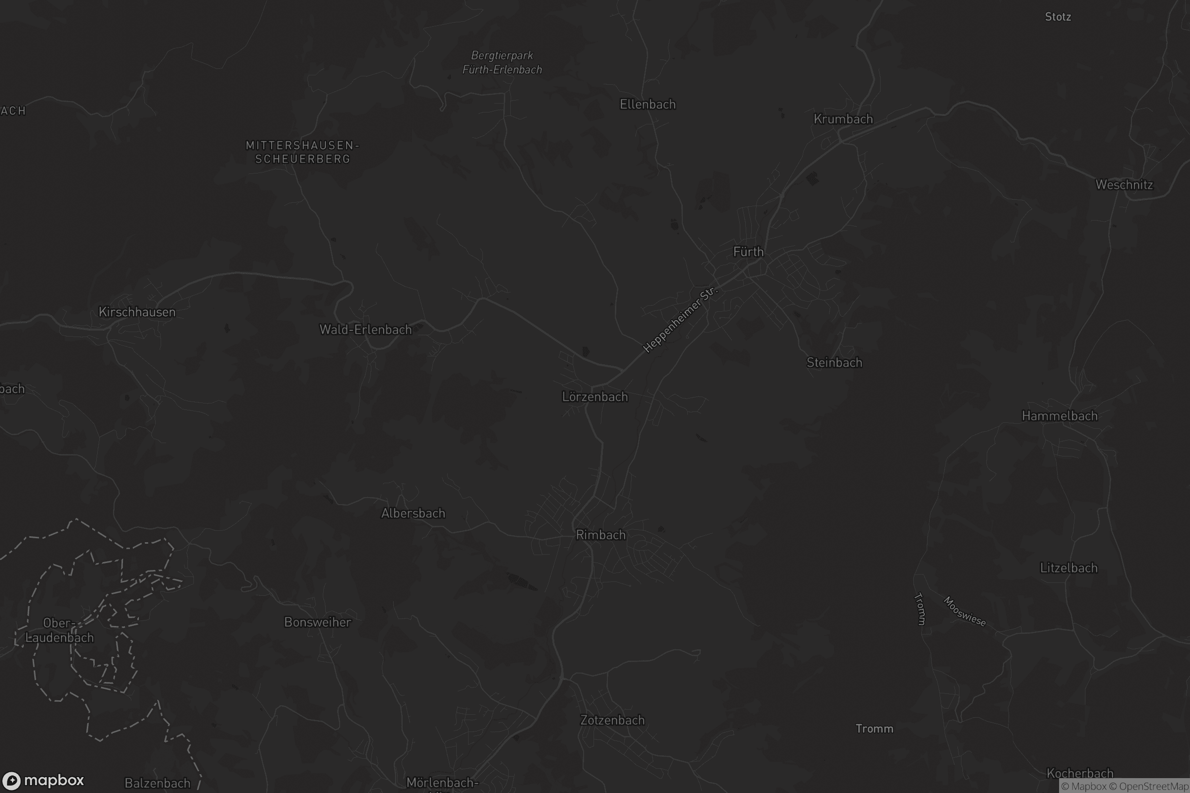 Karte von Lörzenbach