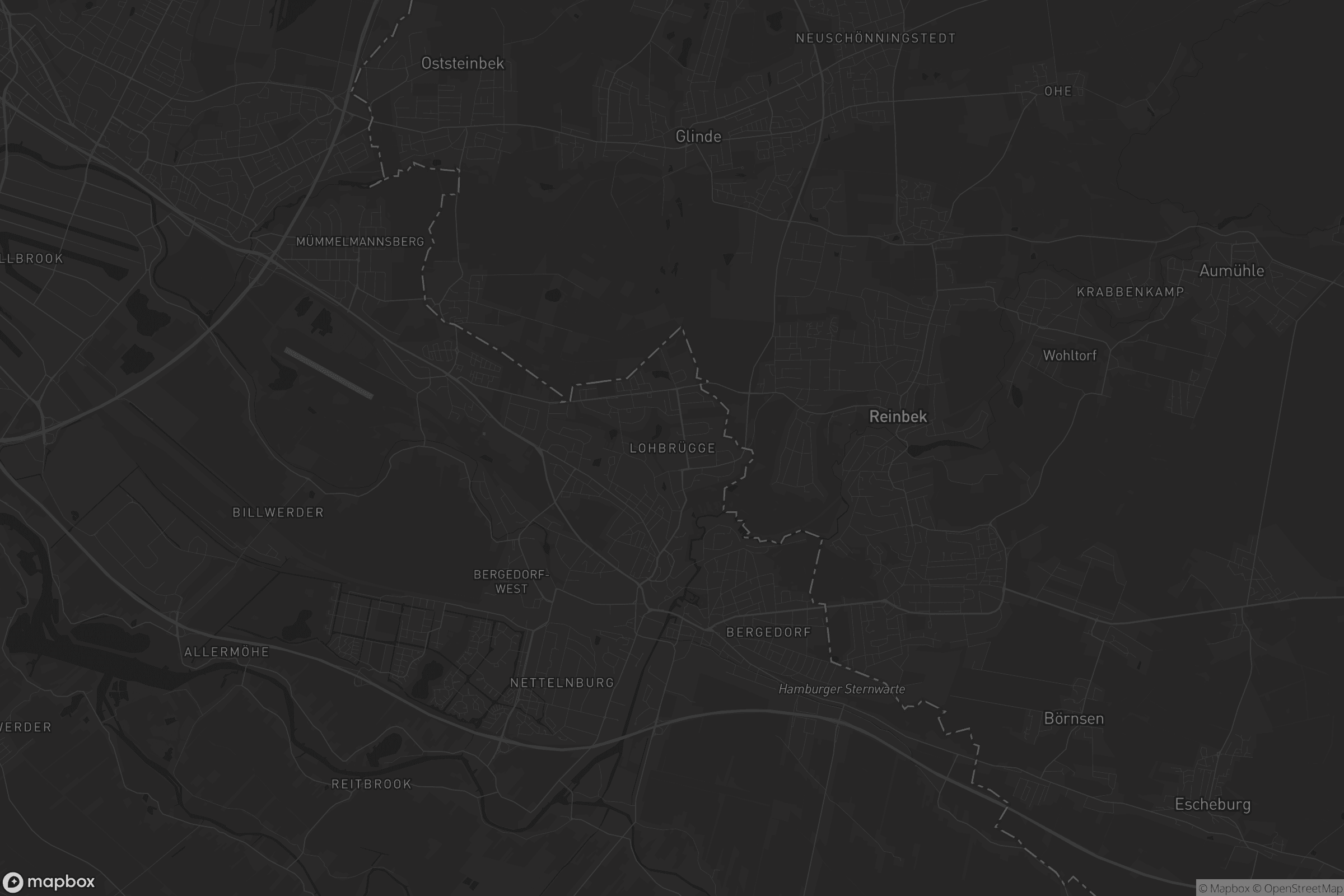 Karte von Lohbrügge