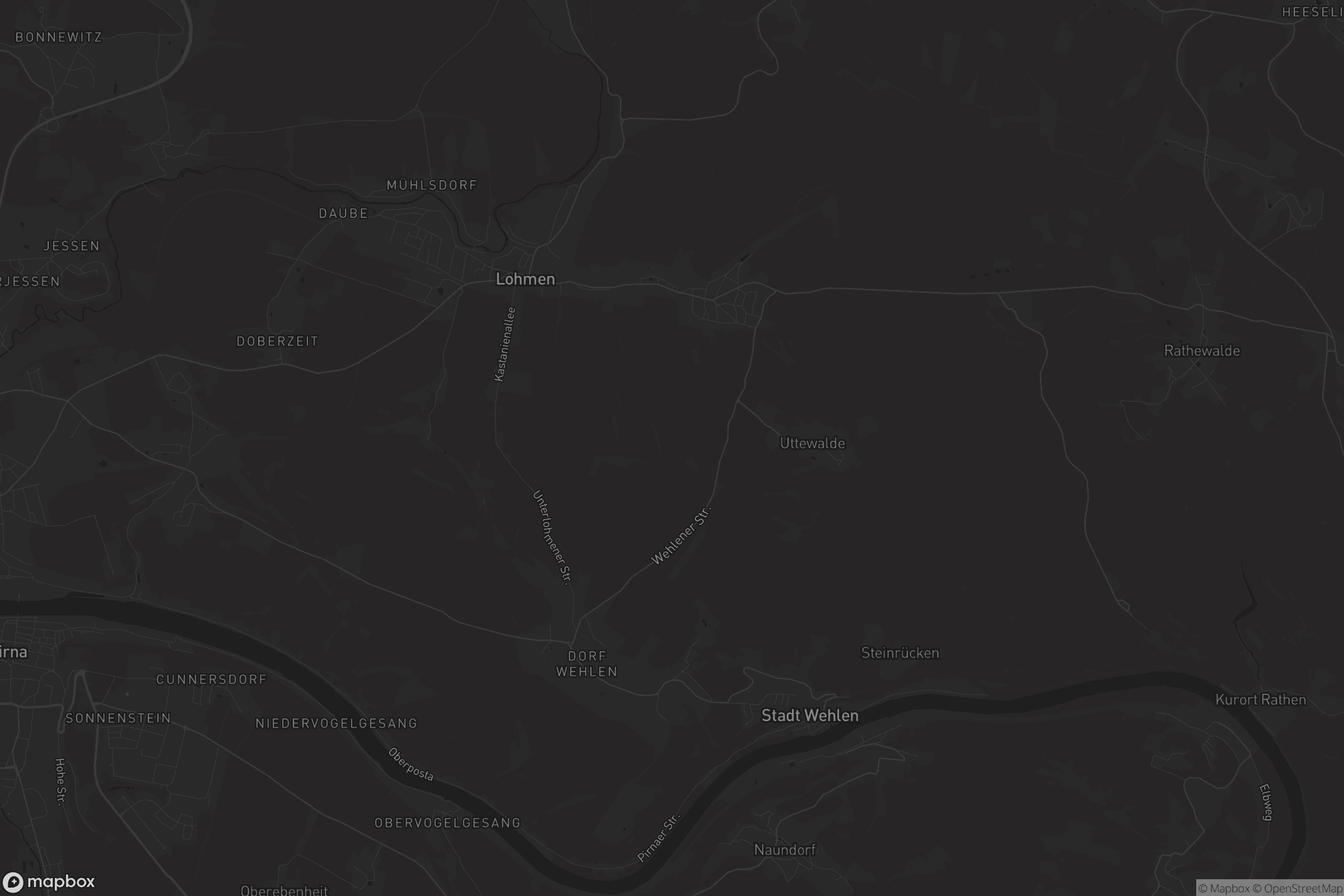 Karte von Lohmen/Stadt Wehlen