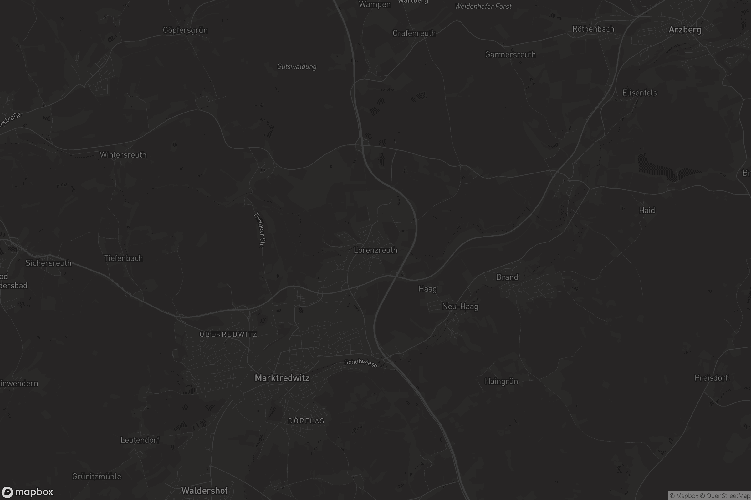 Karte von Lorenzreuth