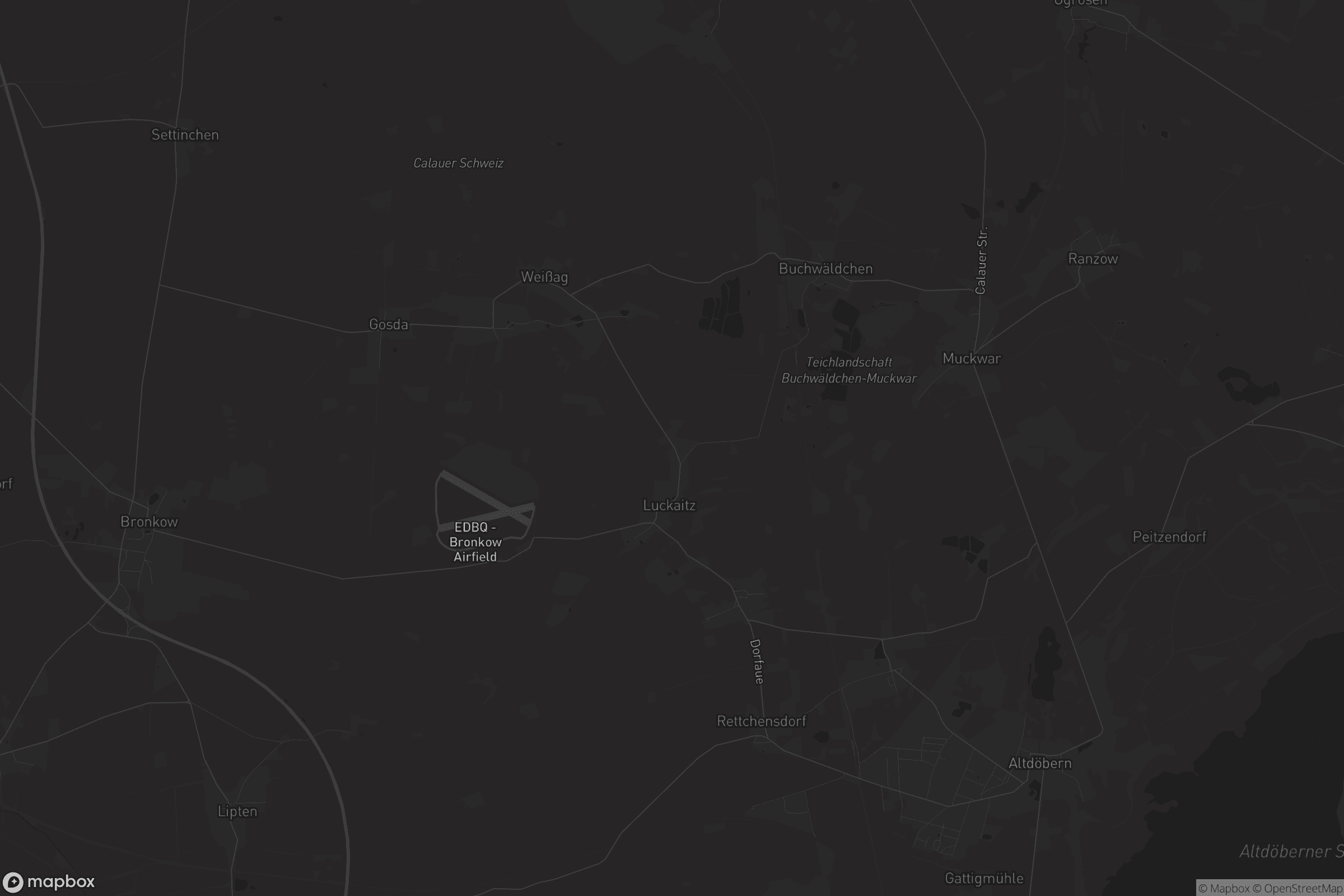 Karte von Luckaitztal