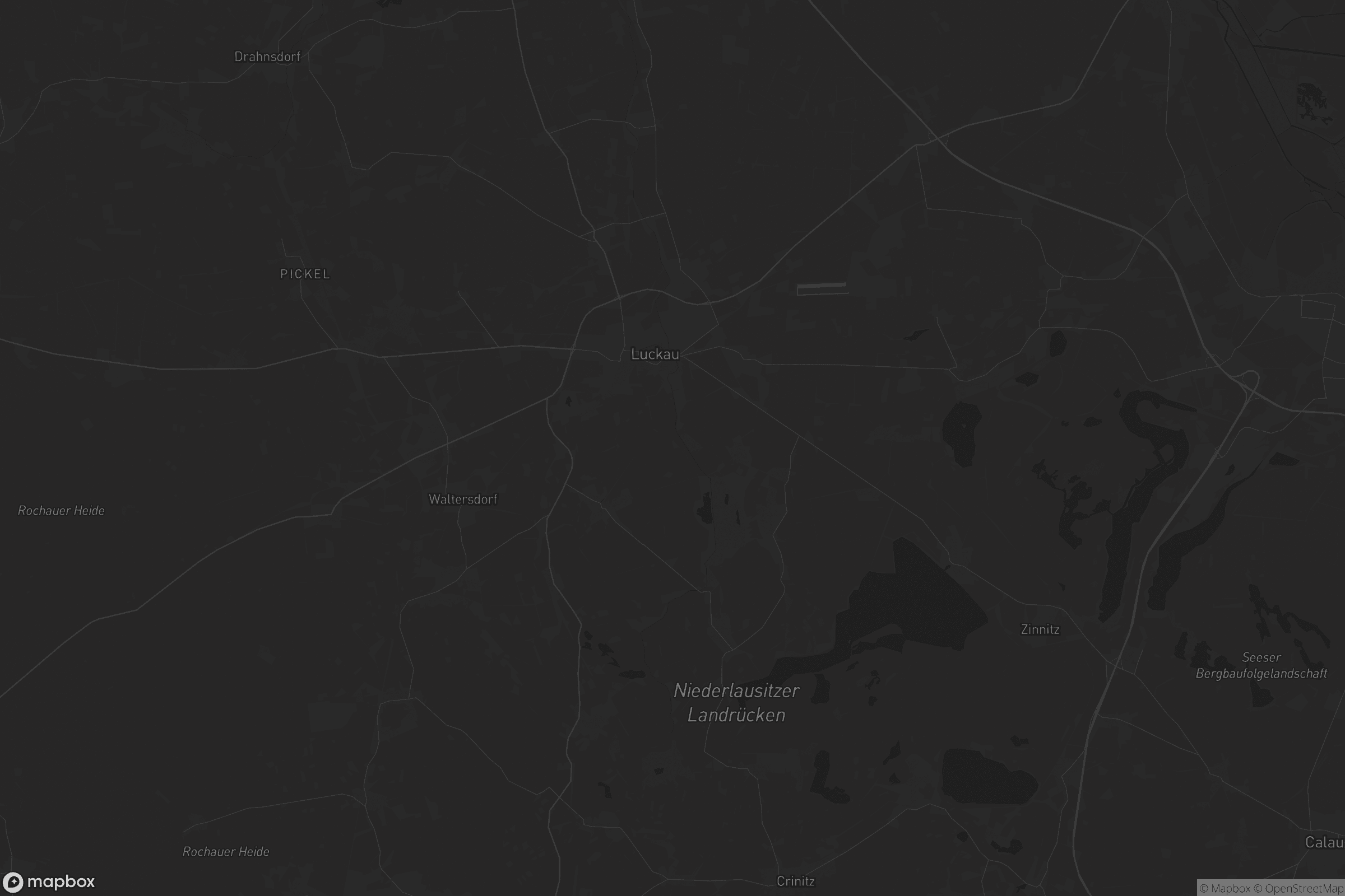 Karte von Luckau