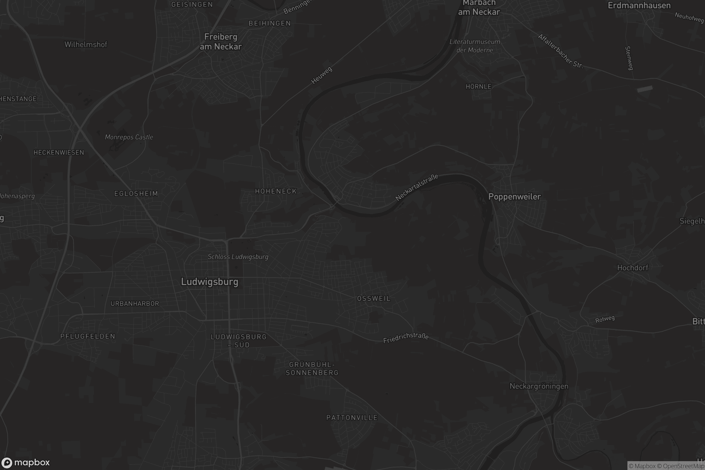 Karte von Ludwigsburg