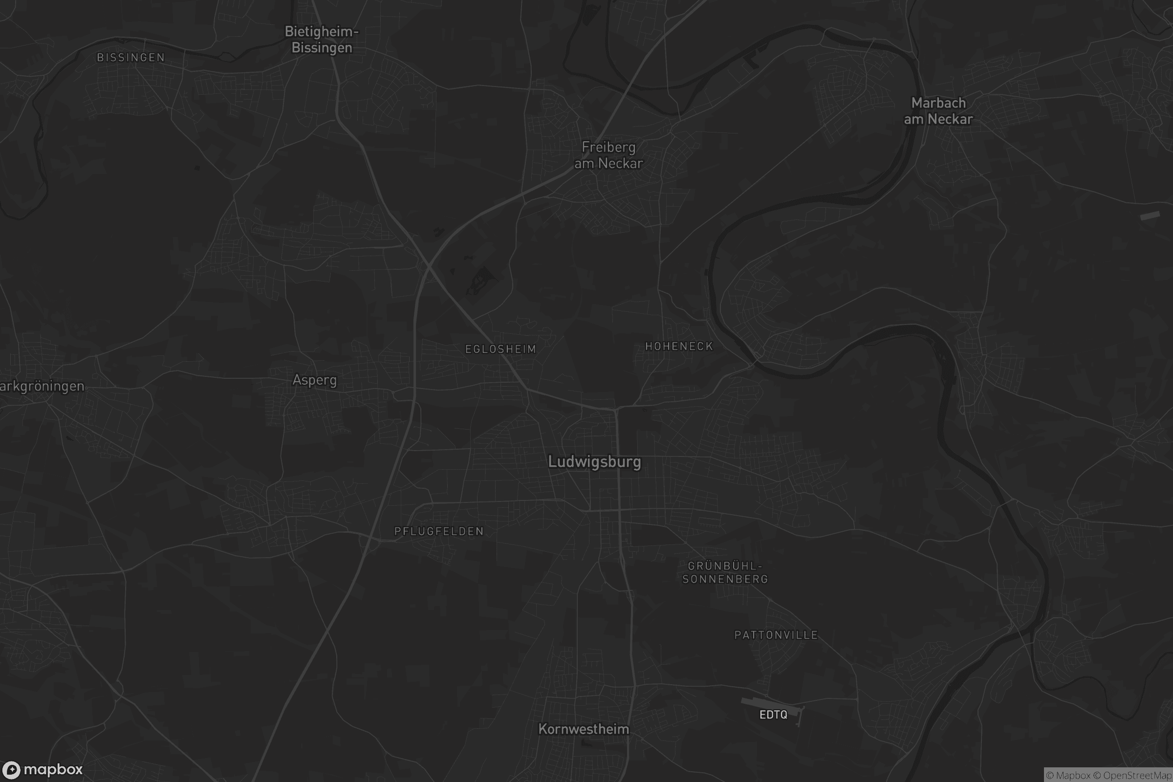 Karte von Ludwigsburg - Nord