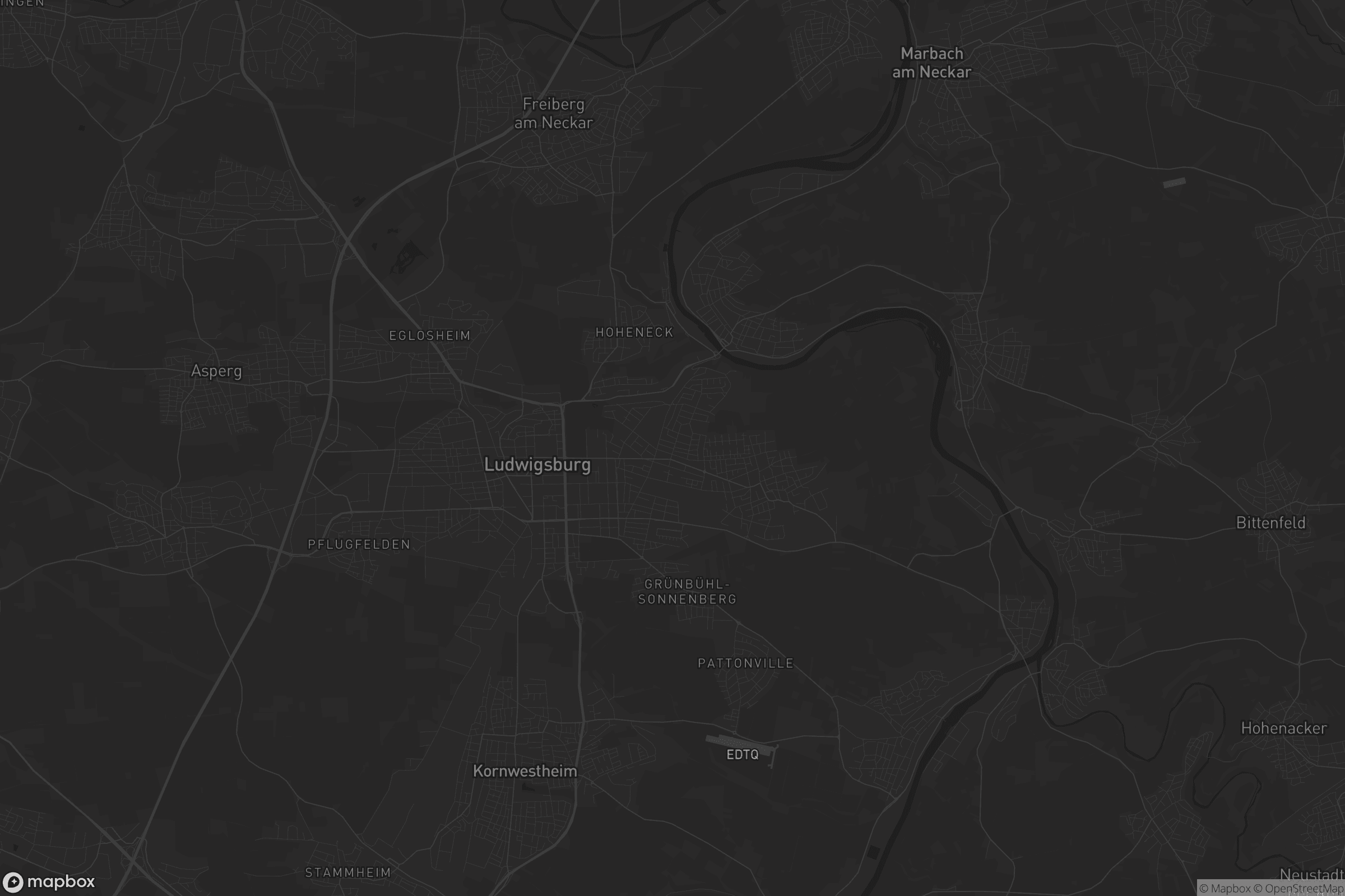 Karte von Ludwigsburg - Ost