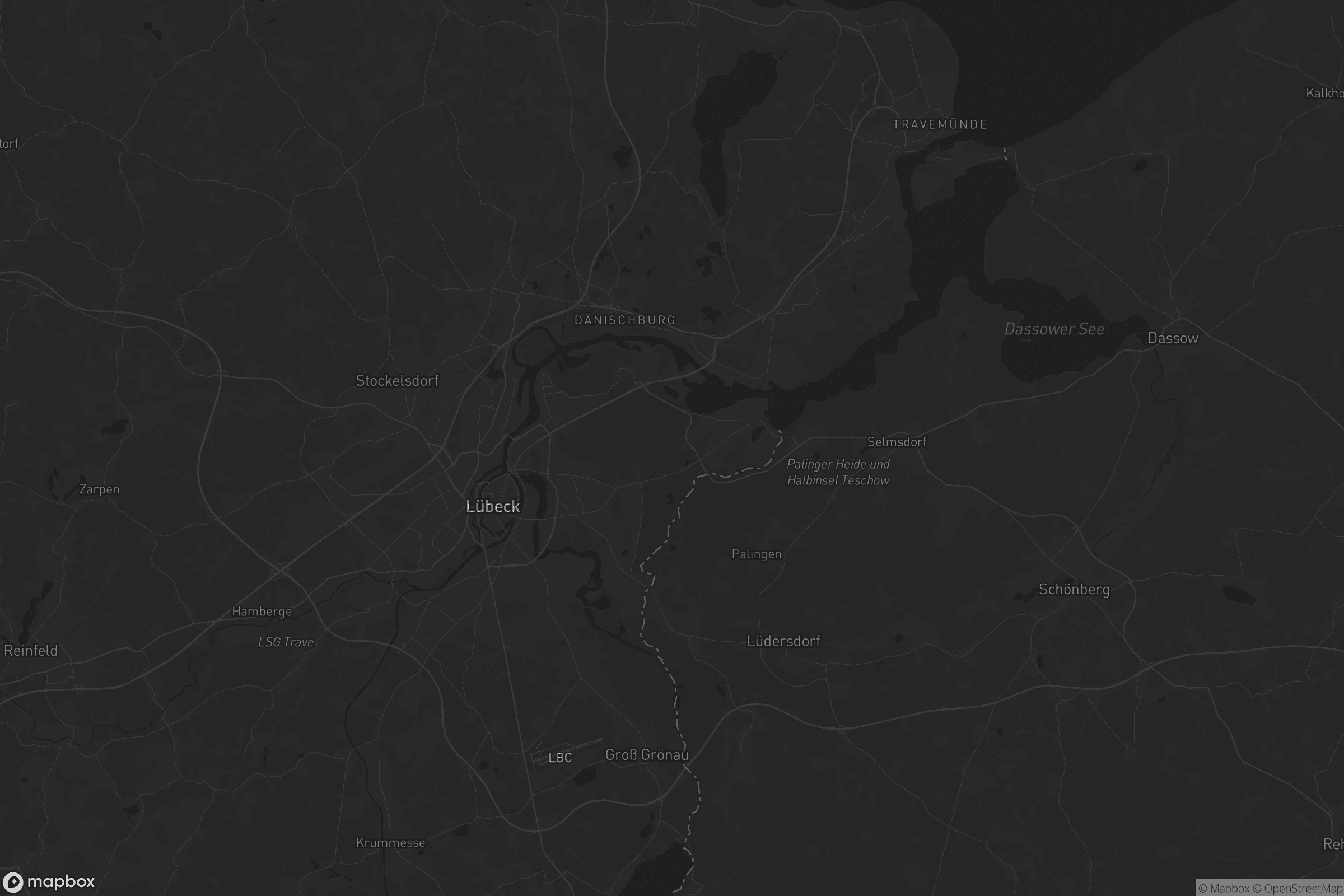 Karte von Lübeck