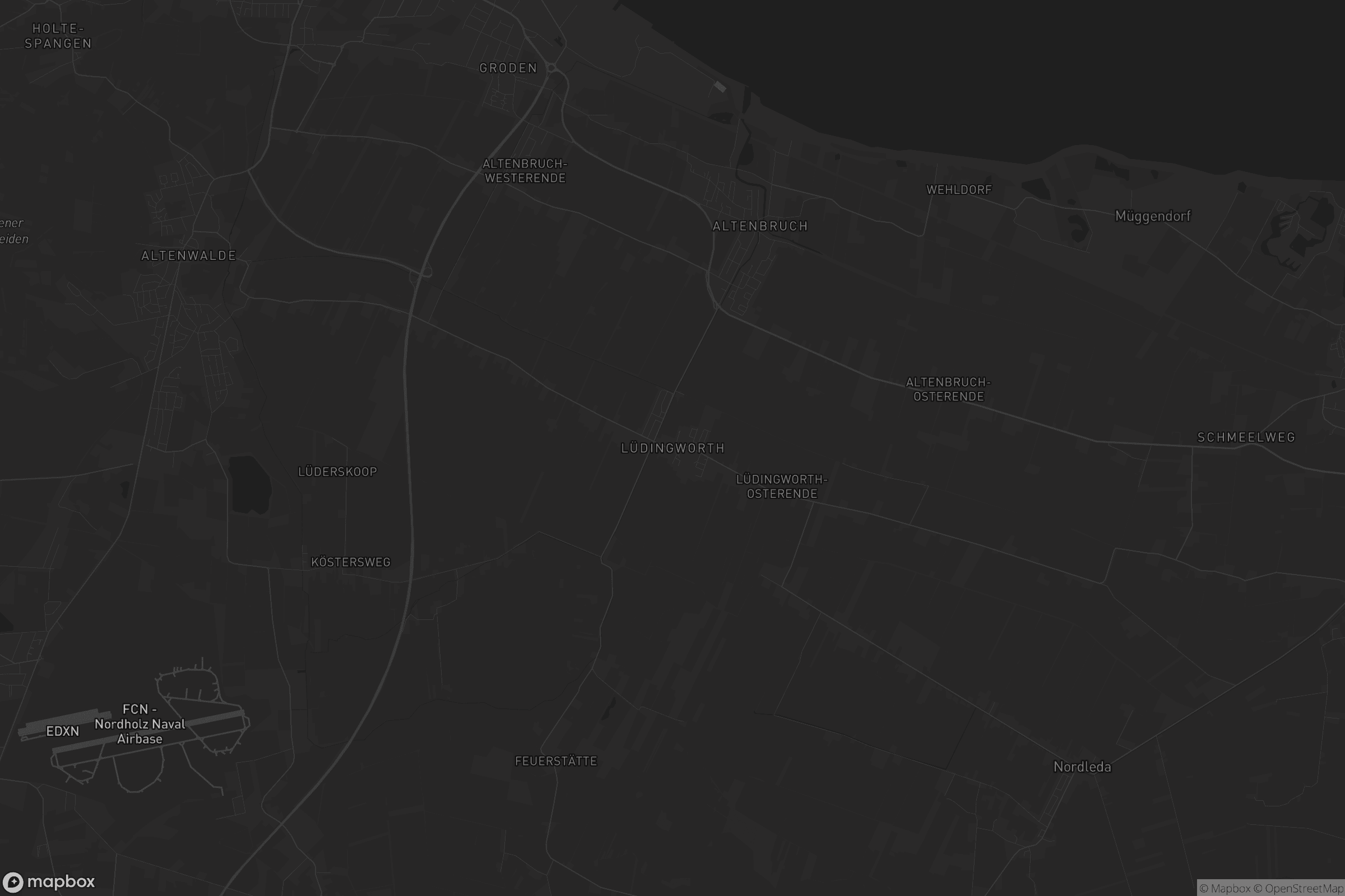 Karte von Lüdingworth