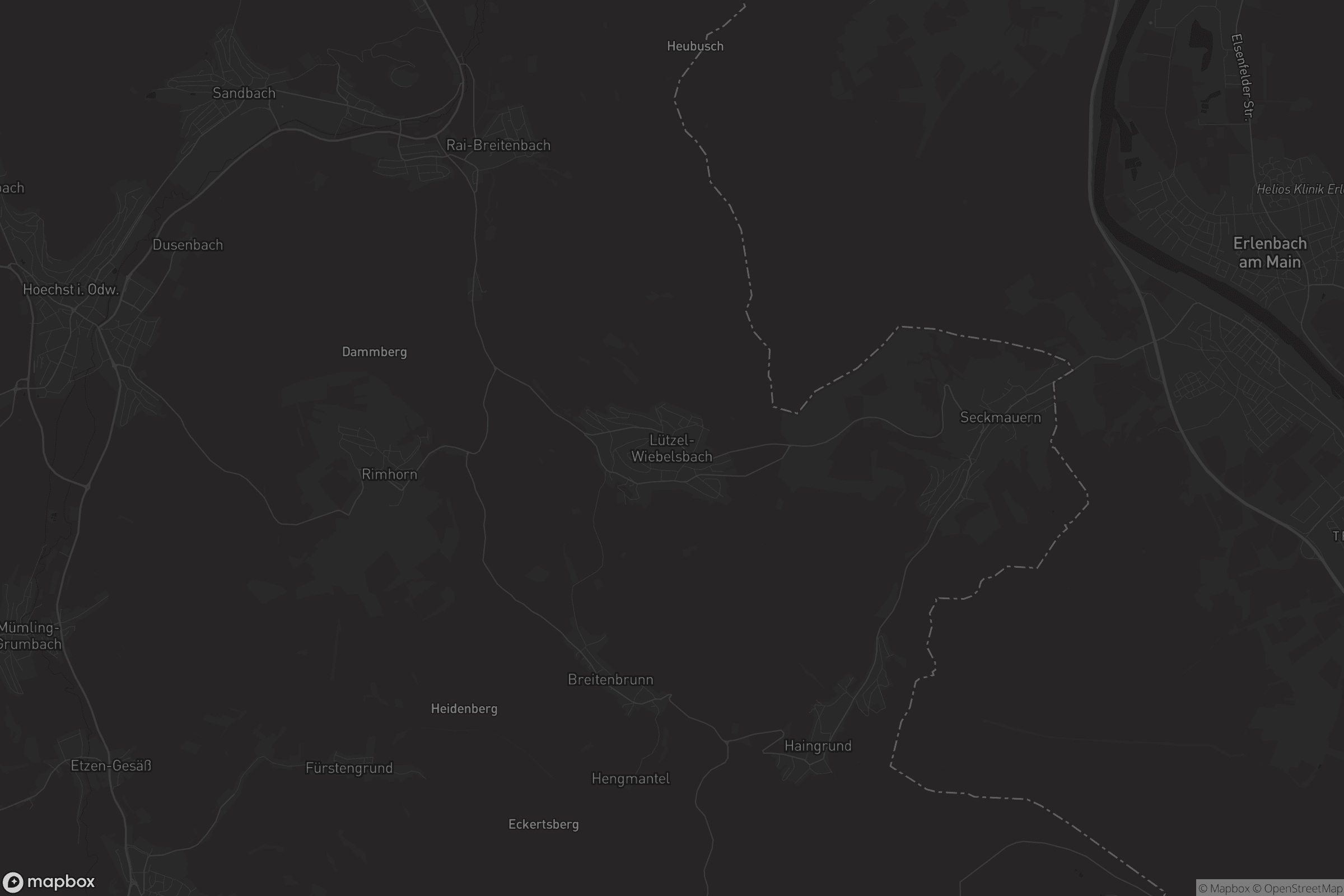 Karte von Lützel-Wiebelsbach