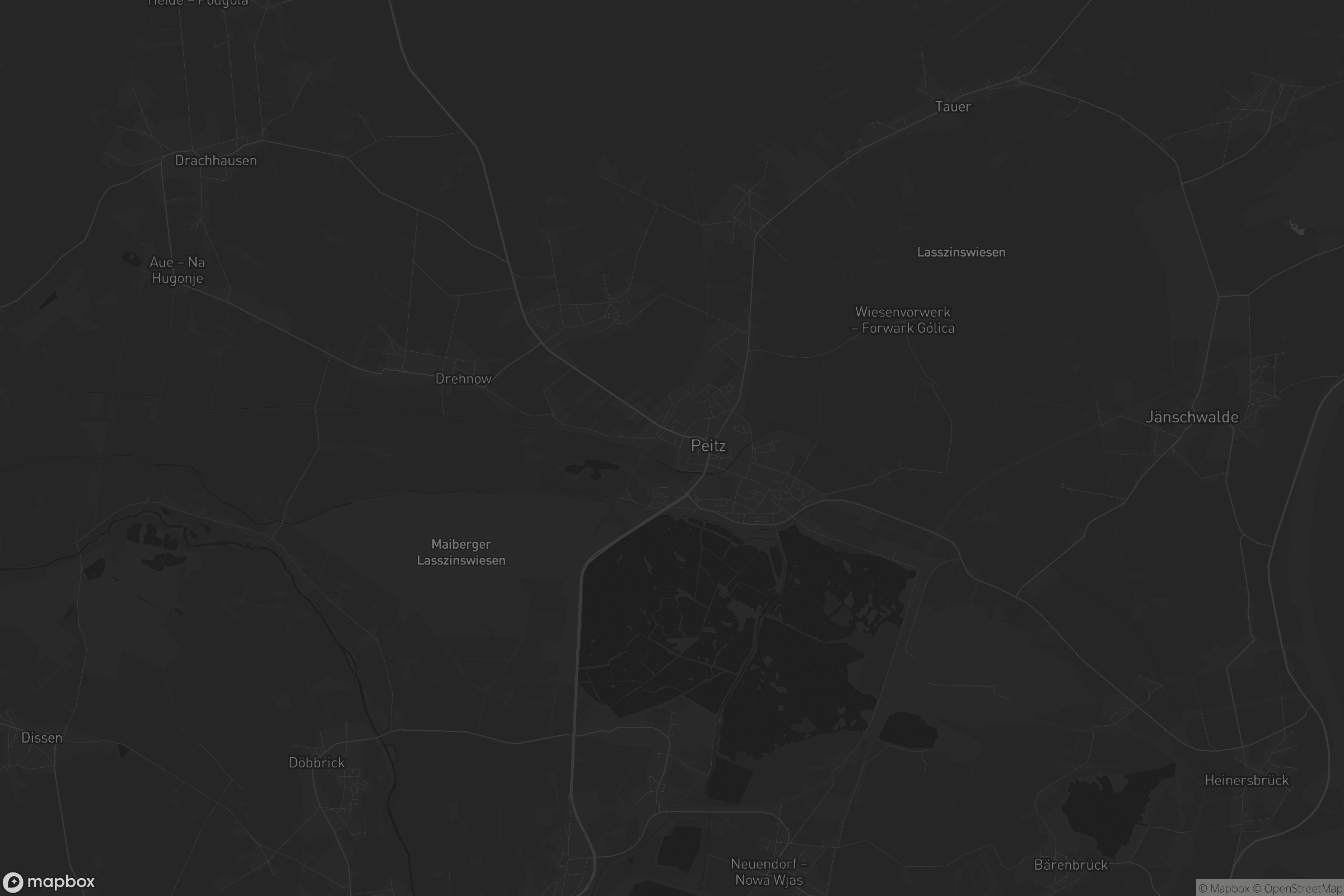 Karte von Luisenruh - Luizyny Wótpócynk