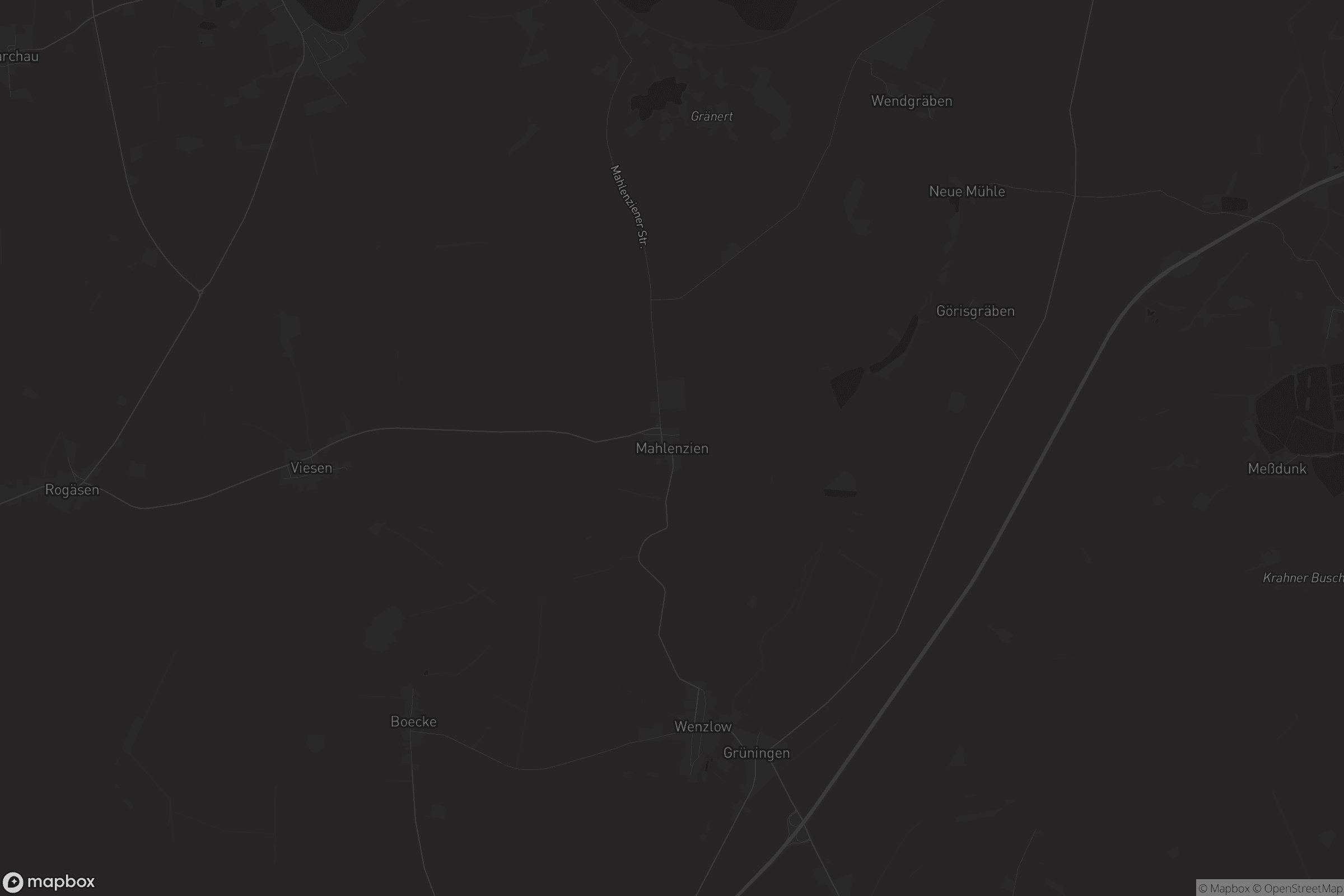 Karte von Mahlenzien