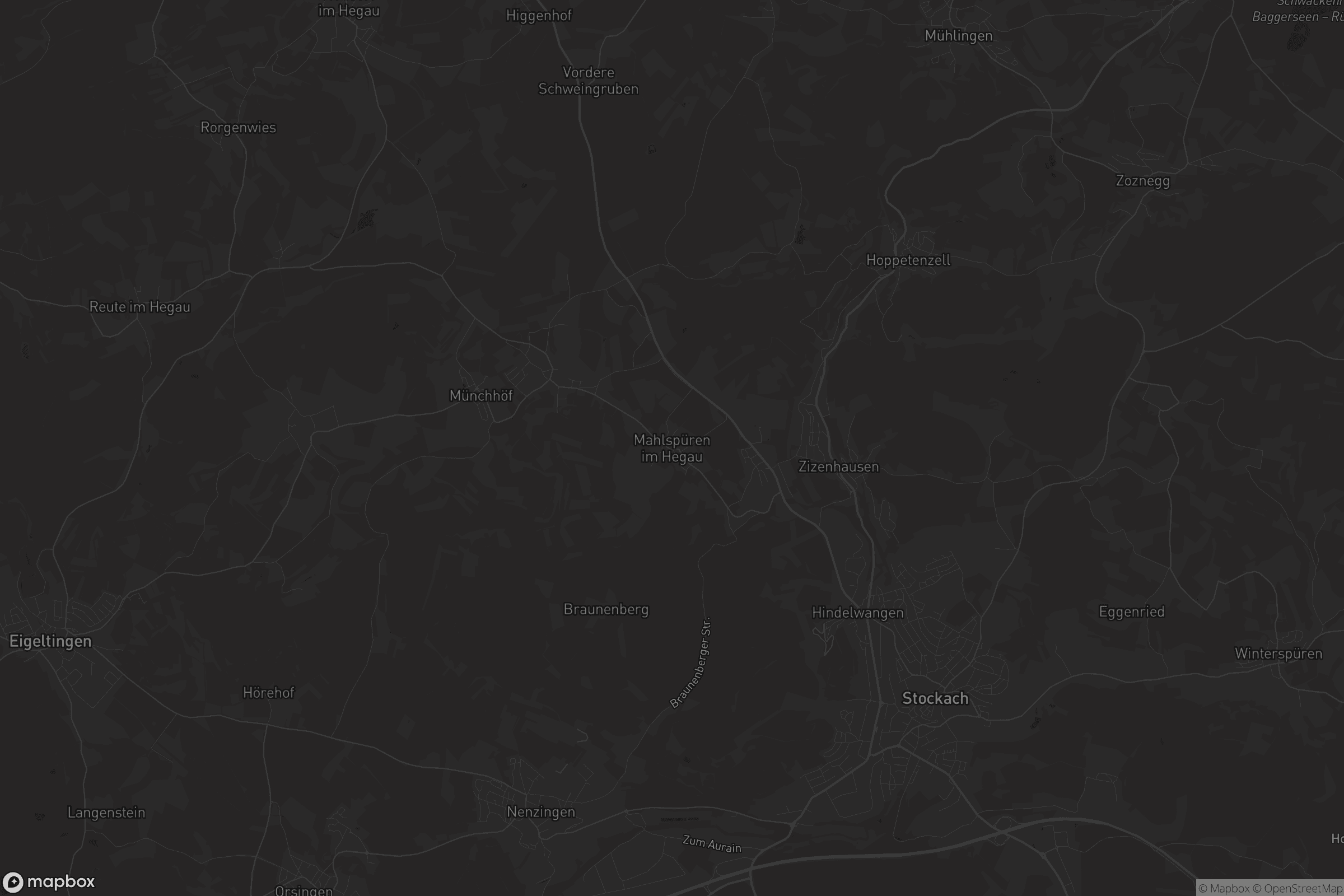 Karte von Mahlspüren im Hegau