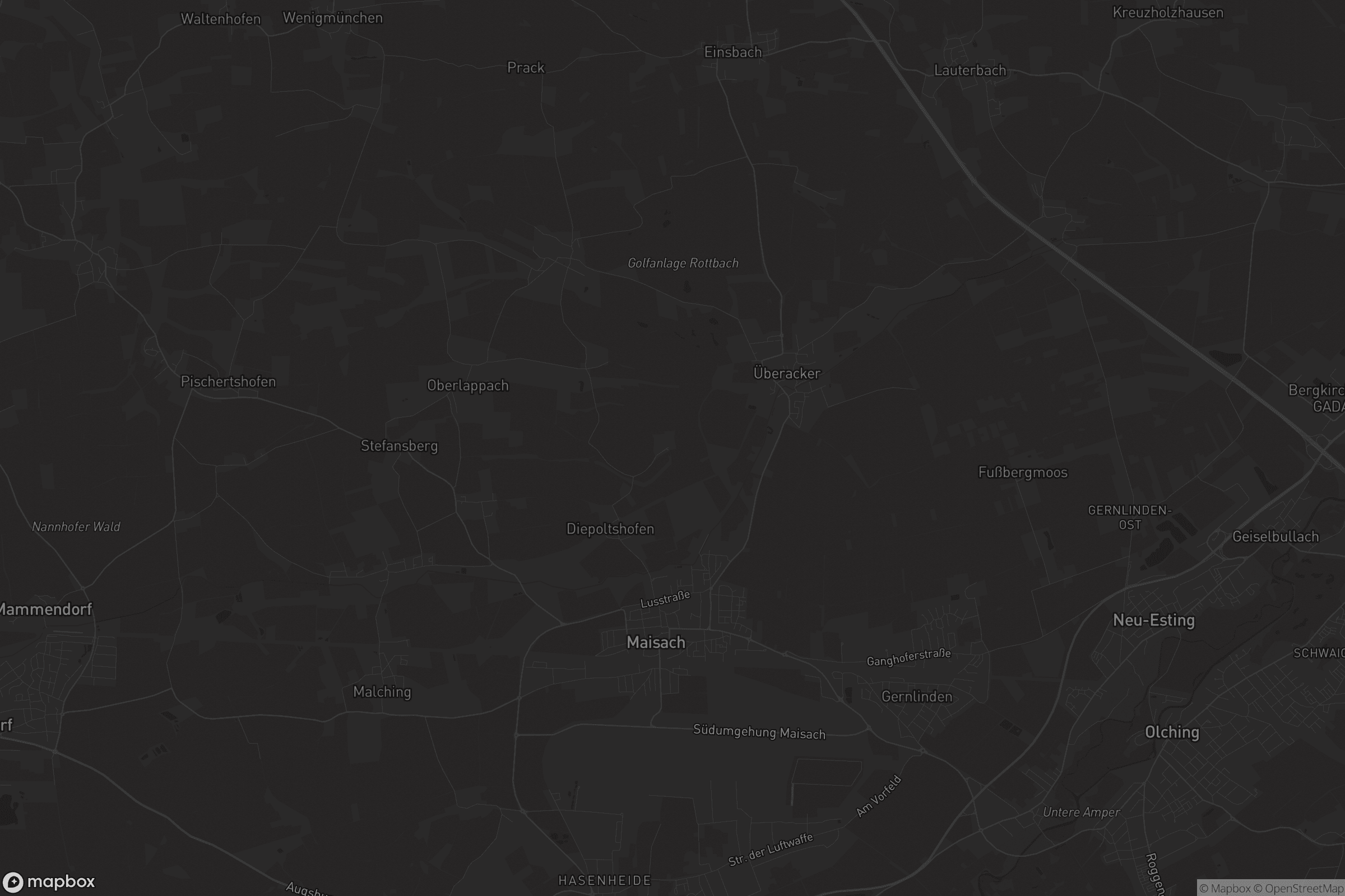 Karte von Maisach