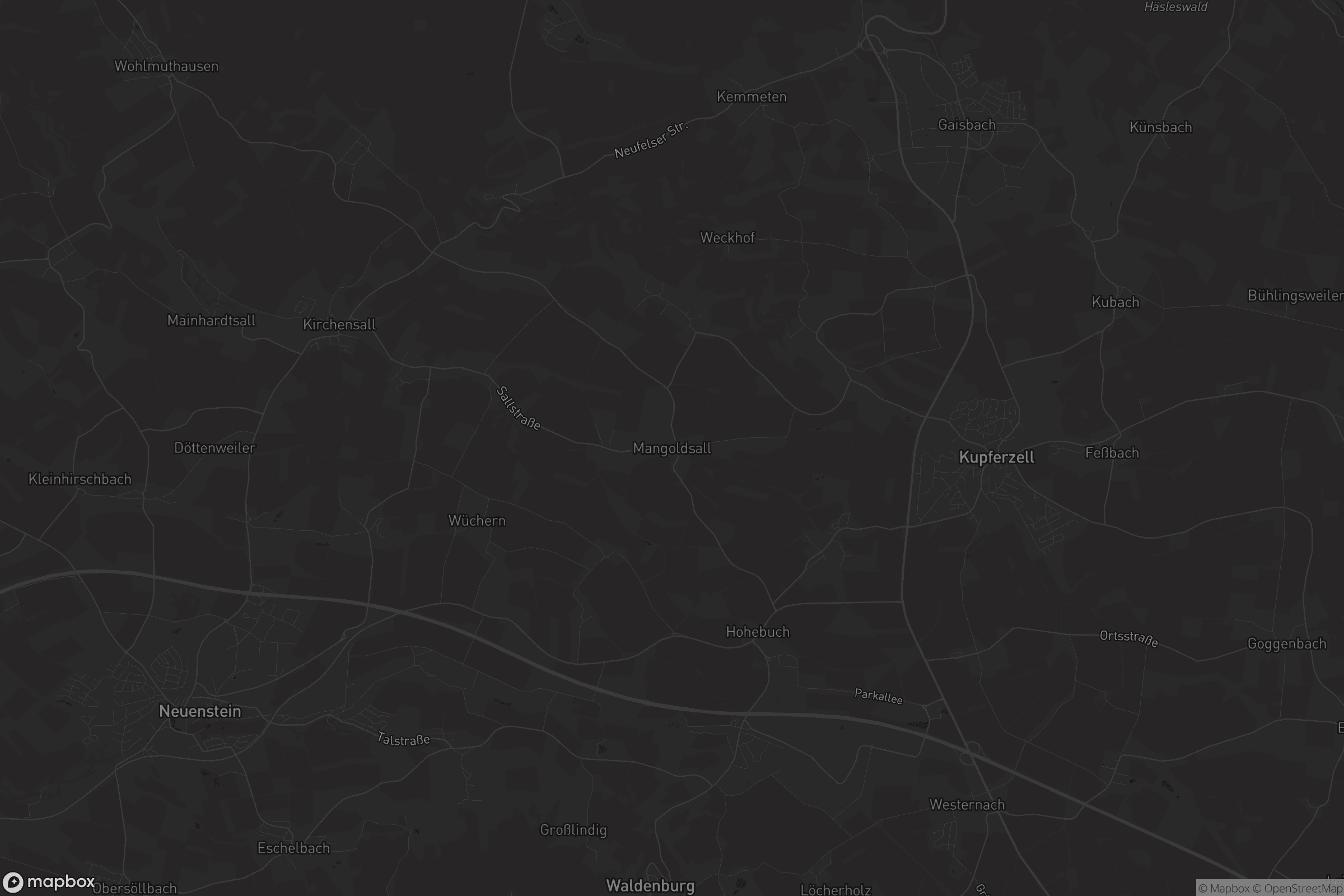 Karte von Mangoldsall