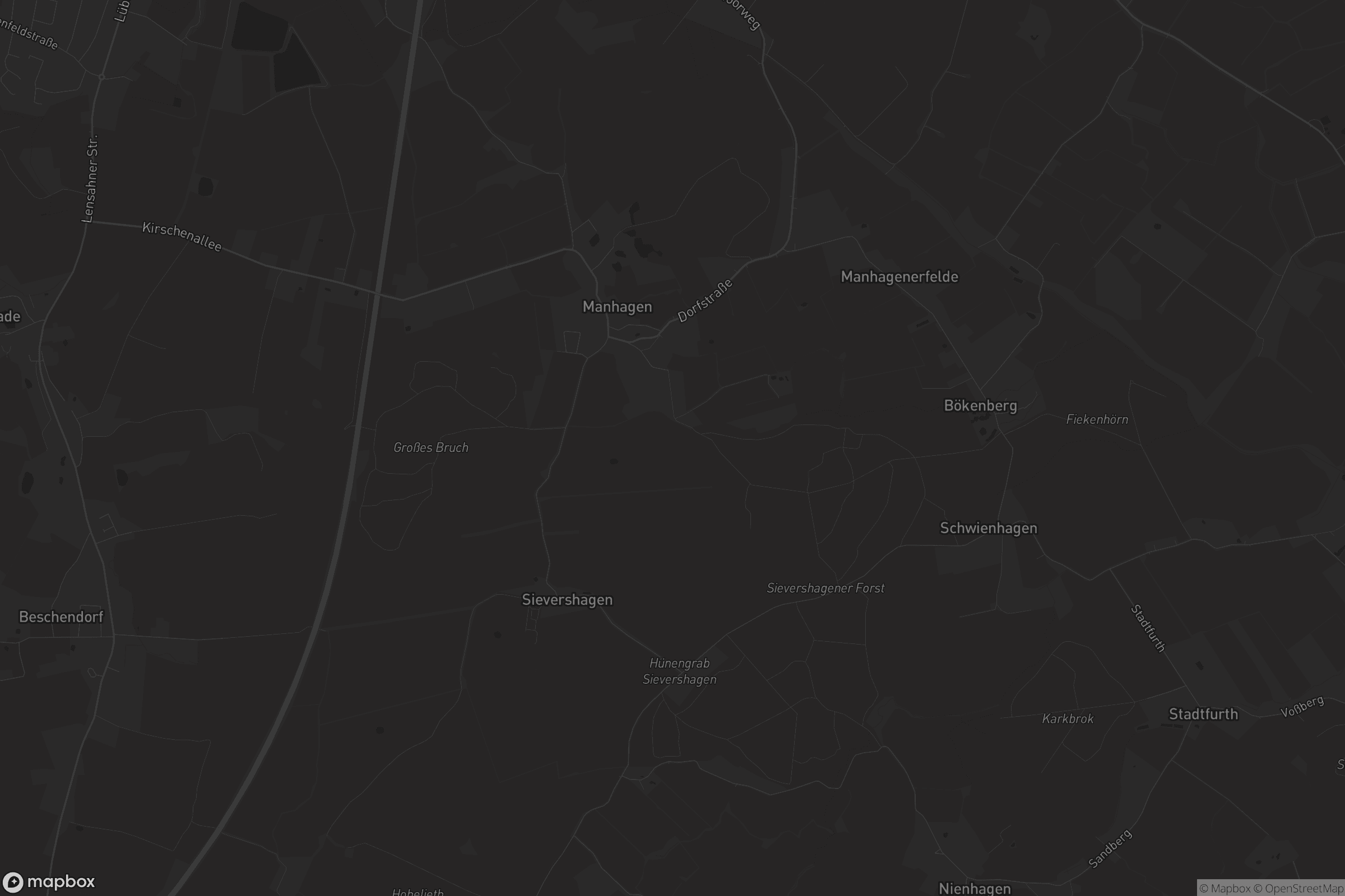 Karte von Manhagen
