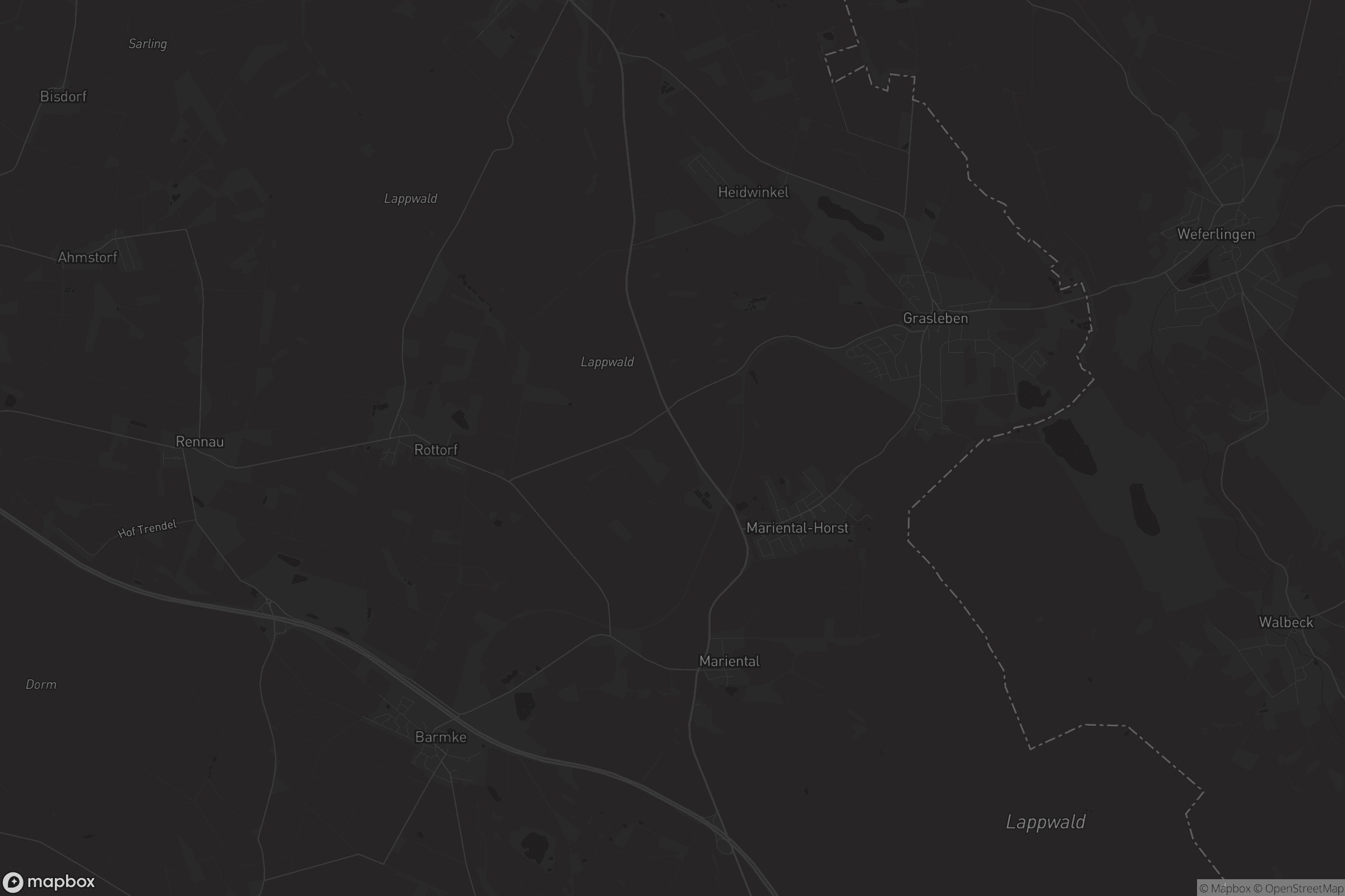 Karte von Mariental (gemeindefreies Gebiet)