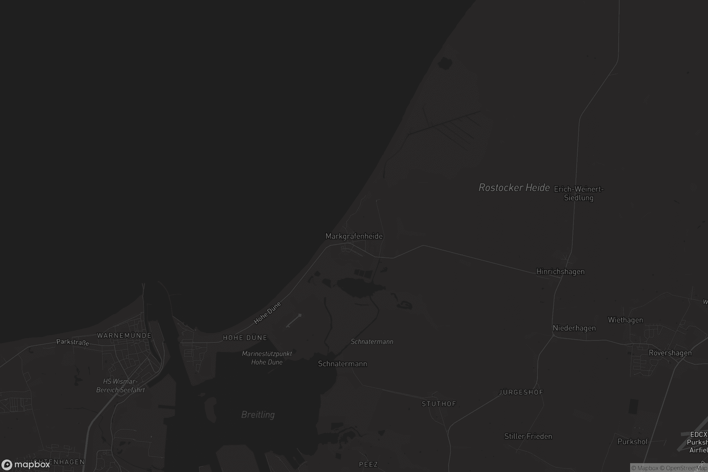 Karte von Markgrafenheide