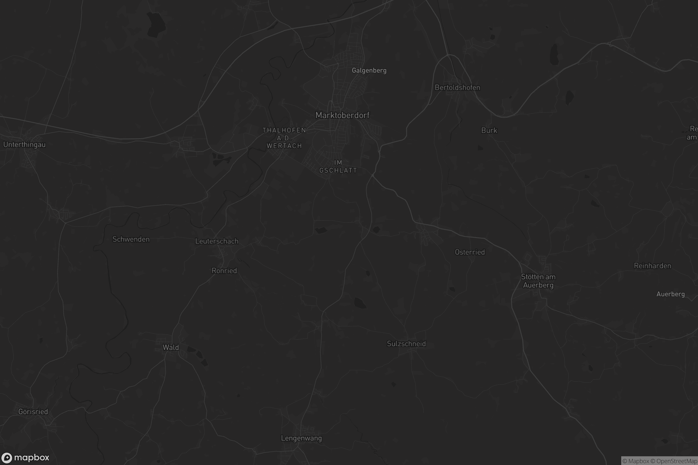 Karte von Marktoberdorf