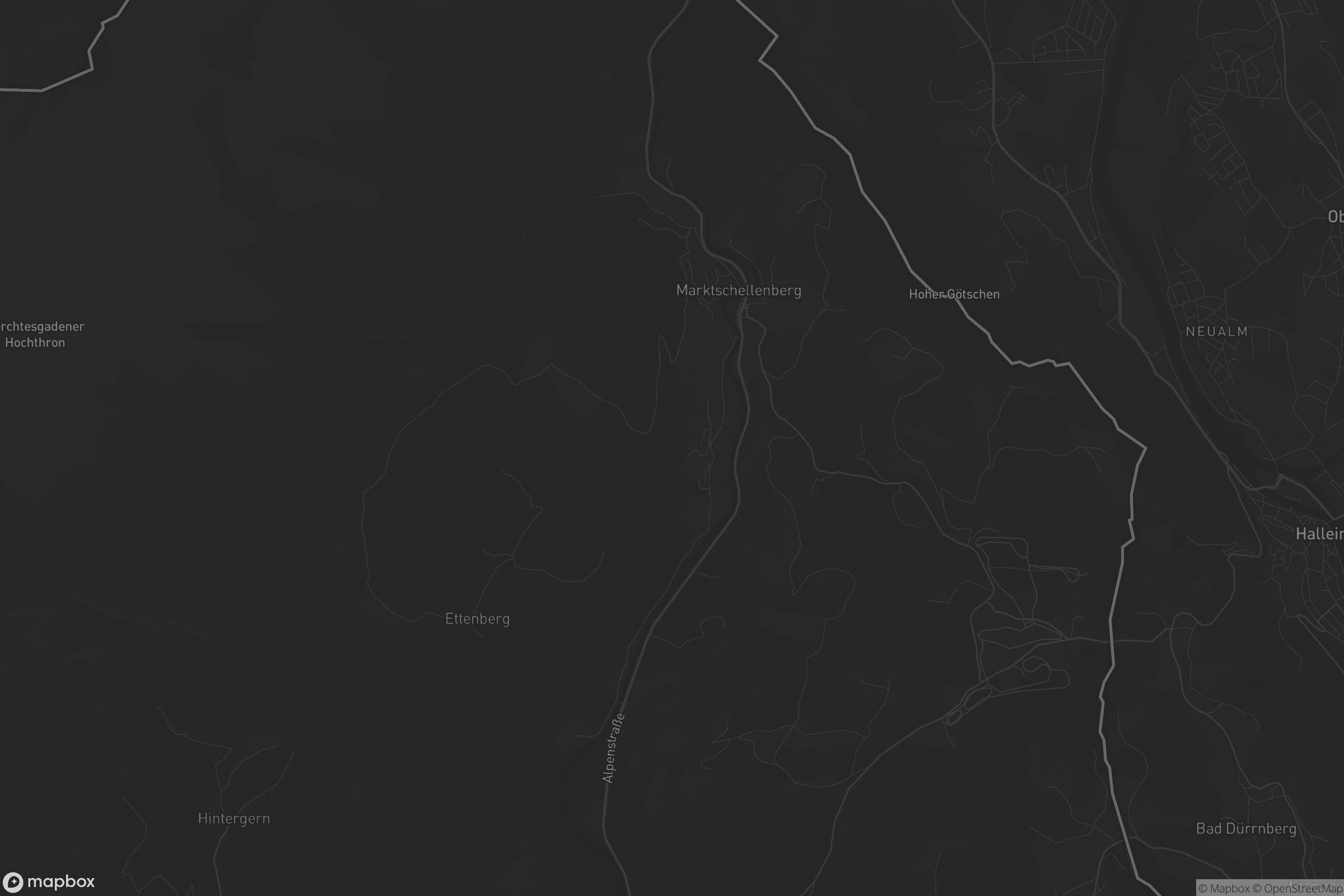 Karte von Marktschellenberg