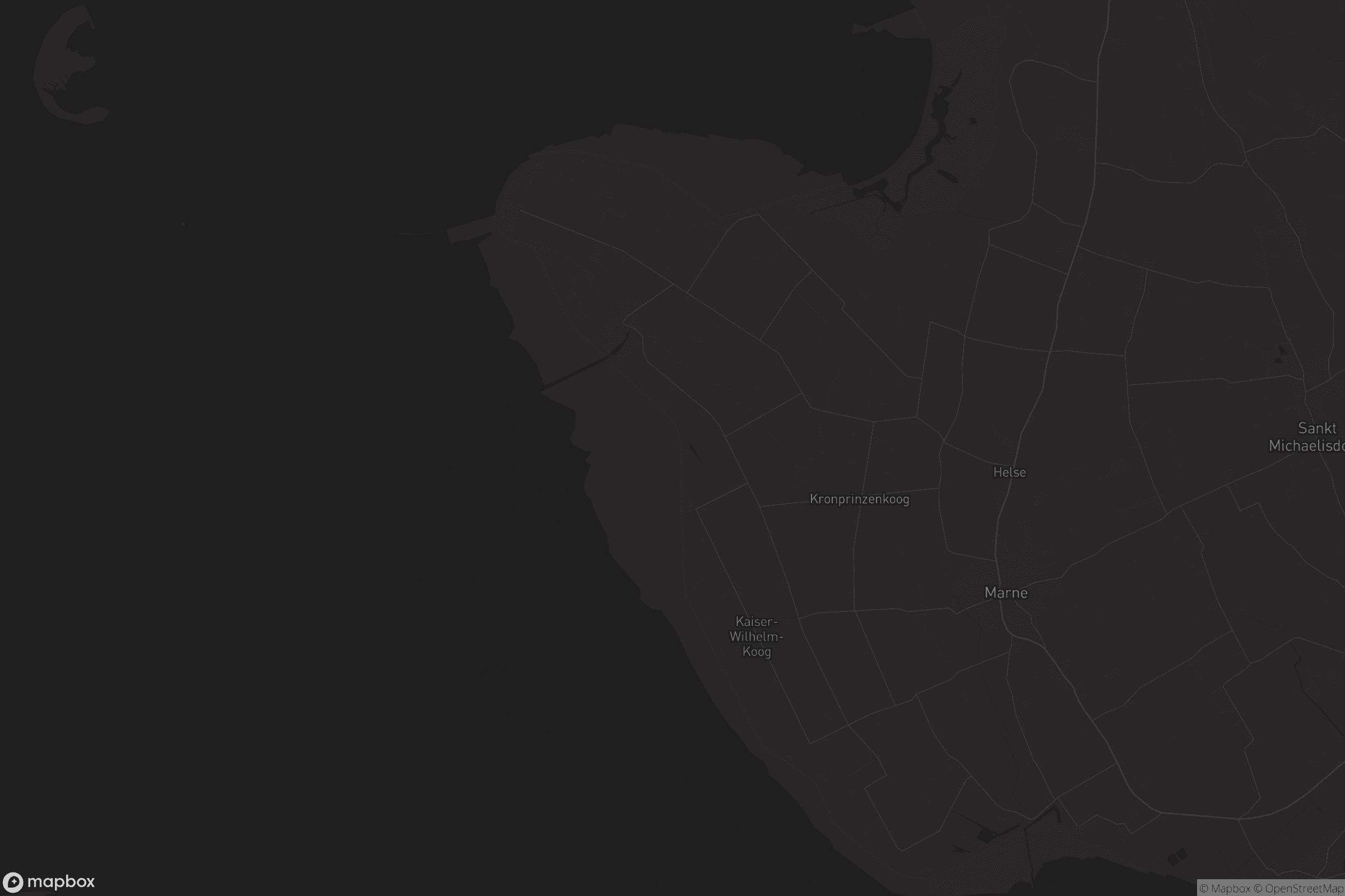 Karte von Marne-Nordsee