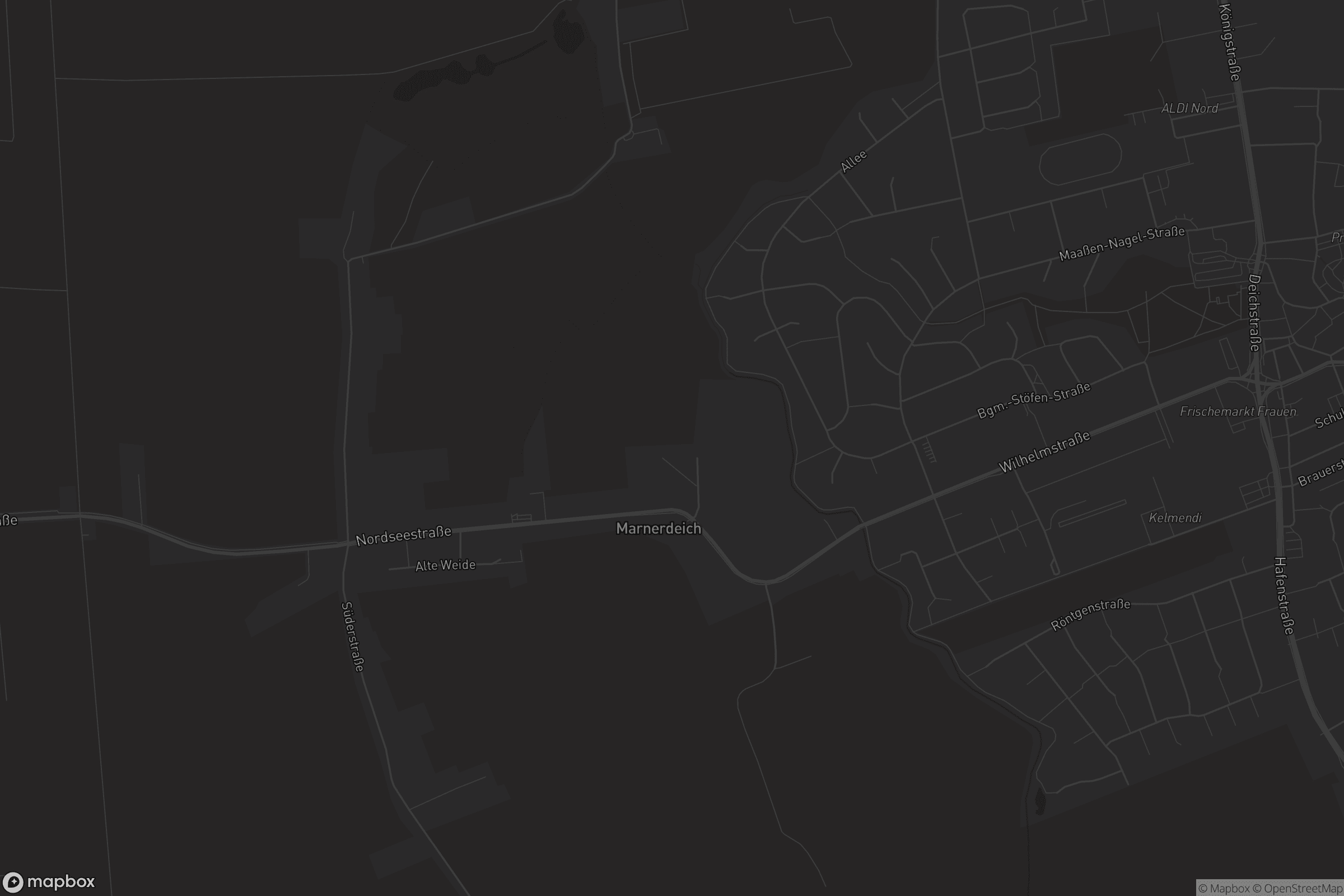 Karte von Marnerdeich