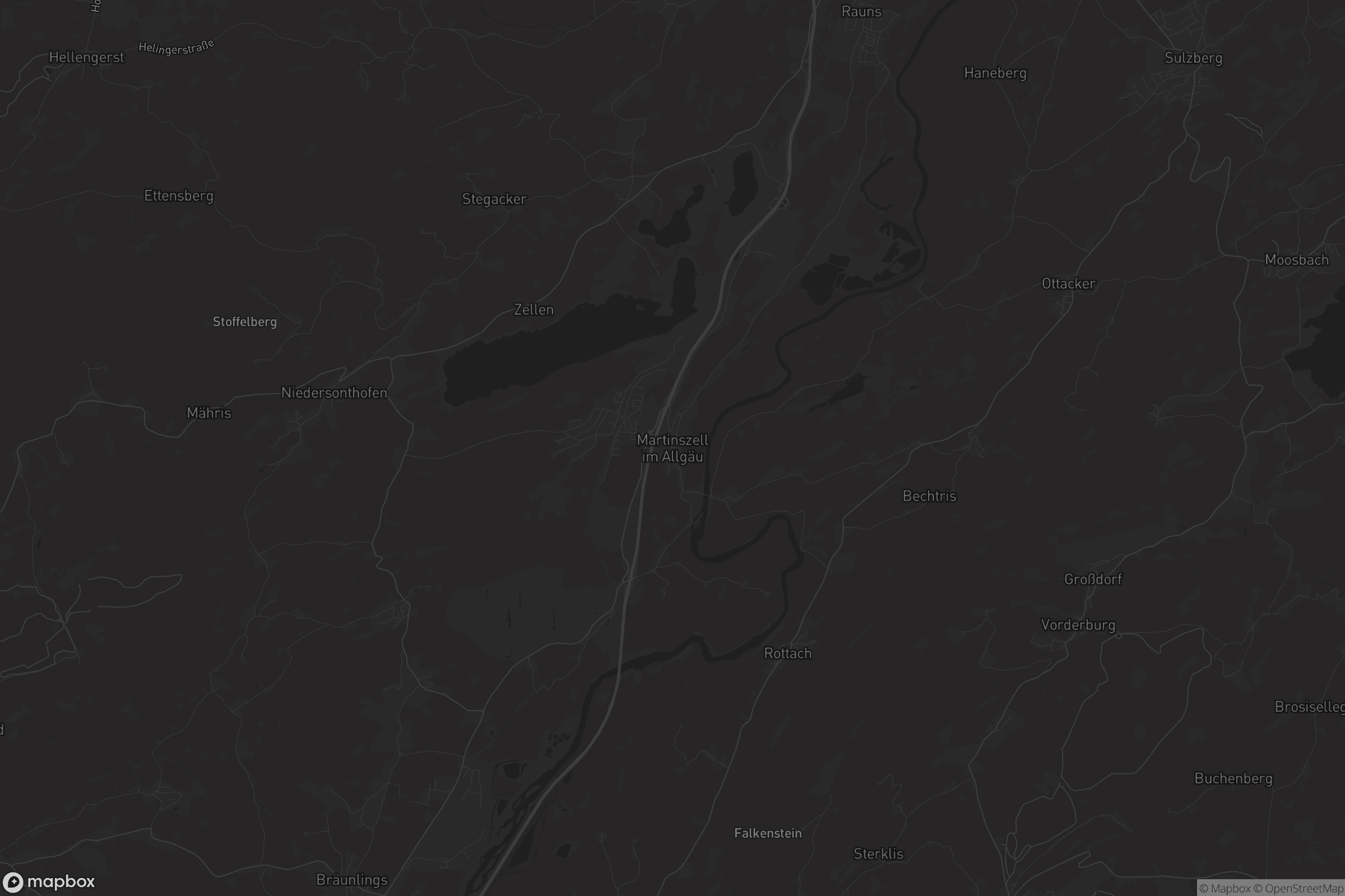 Karte von Martinszell im Allgäu