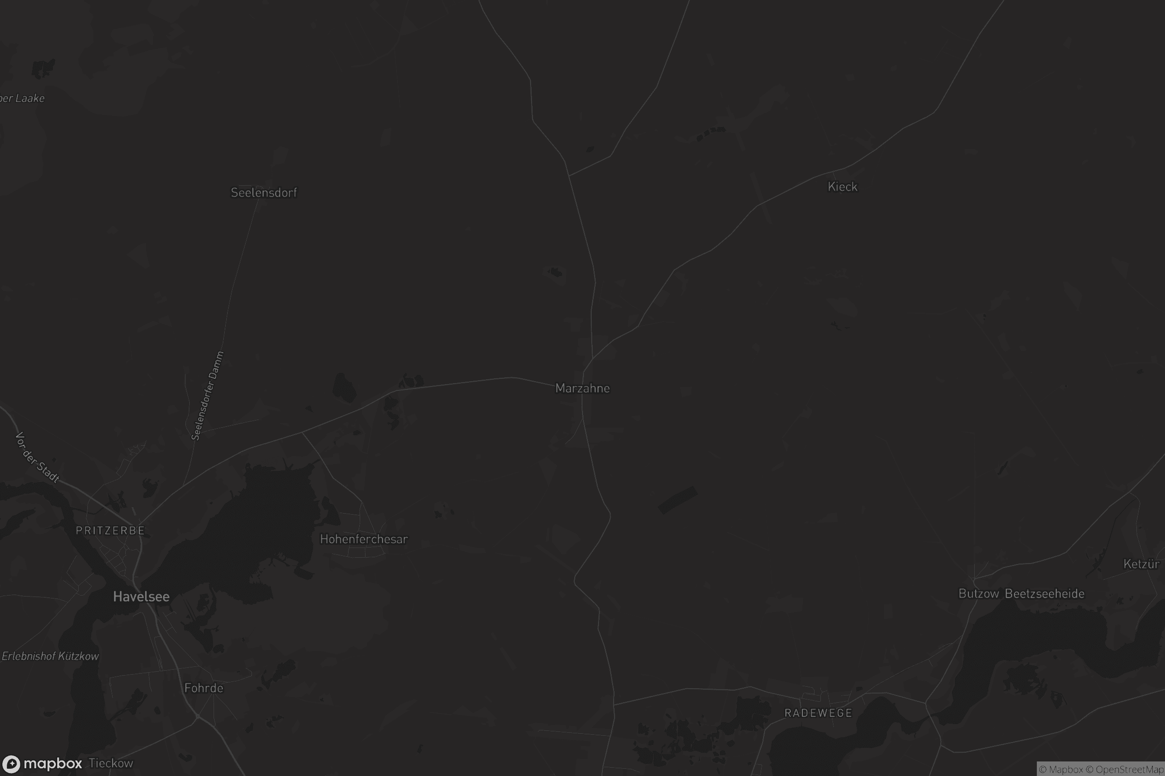Karte von Marzahne