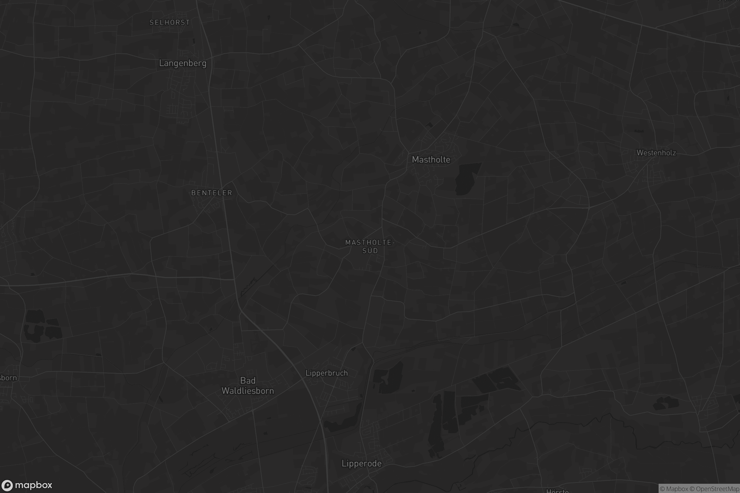 Karte von Mastholte-Süd