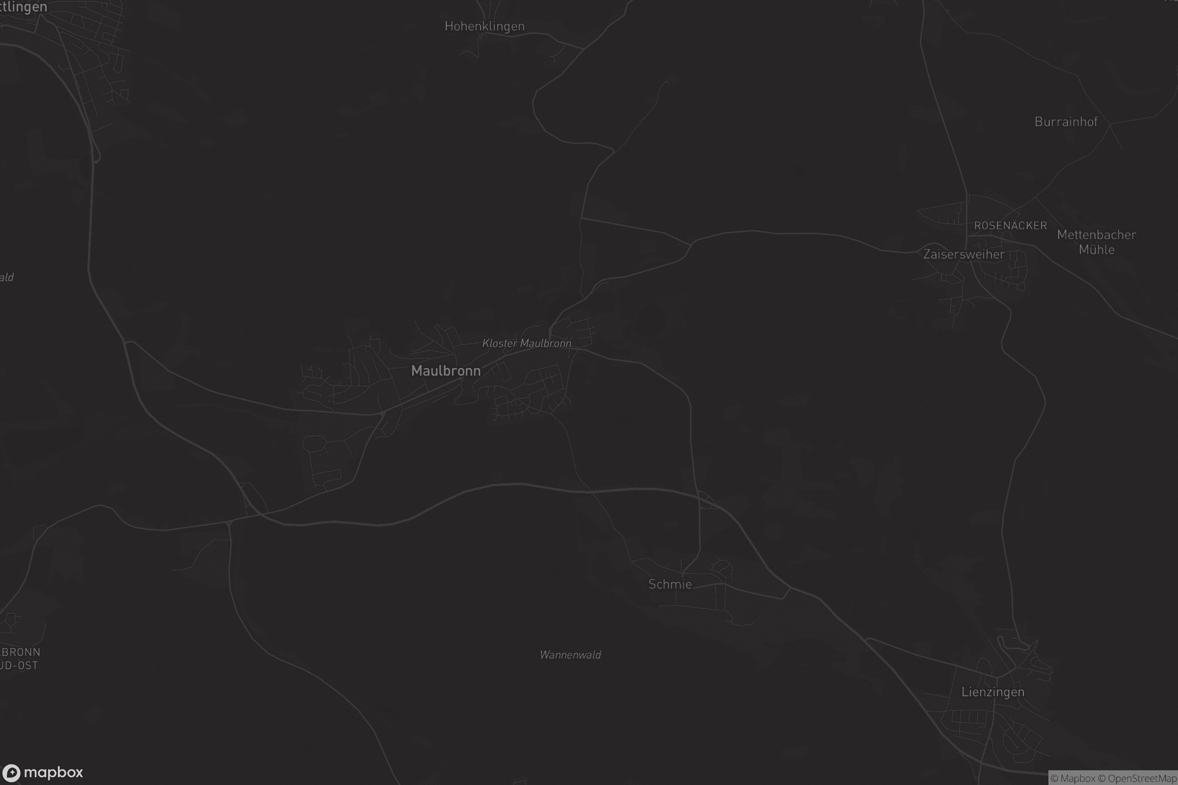 Karte von Maulbronn