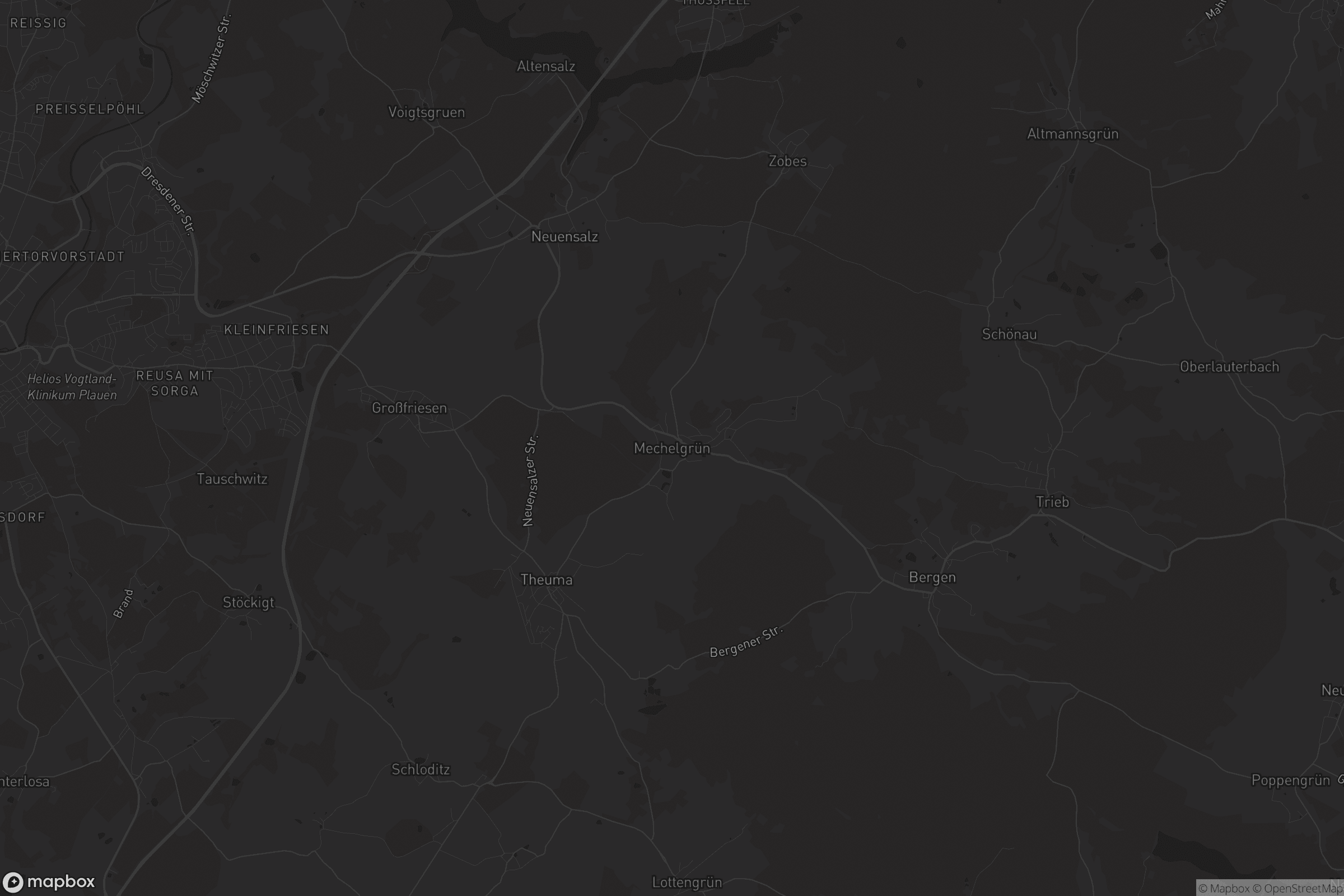 Karte von Mechelgrün