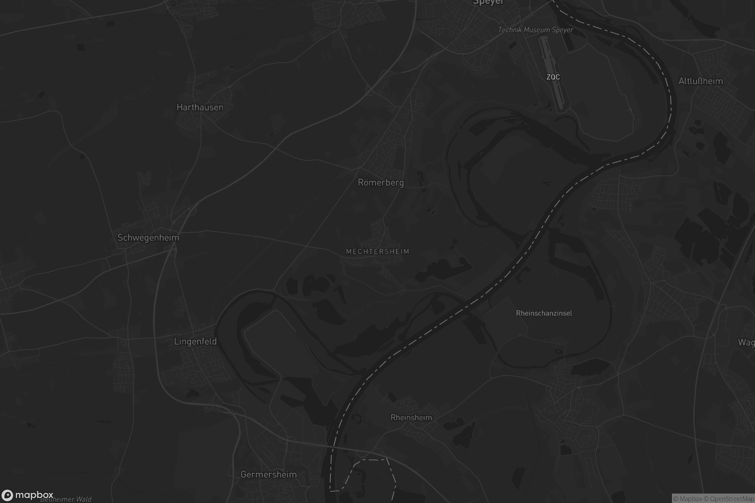 Karte von Mechtersheim