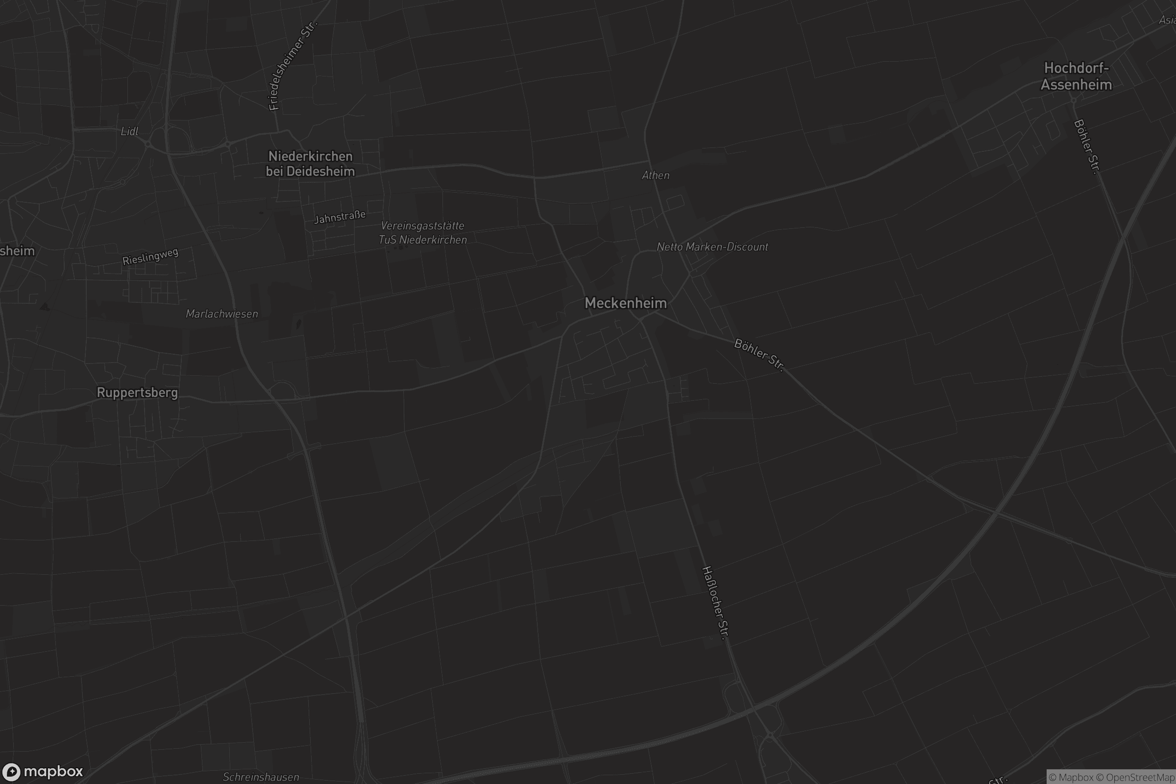 Karte von Meckenheim