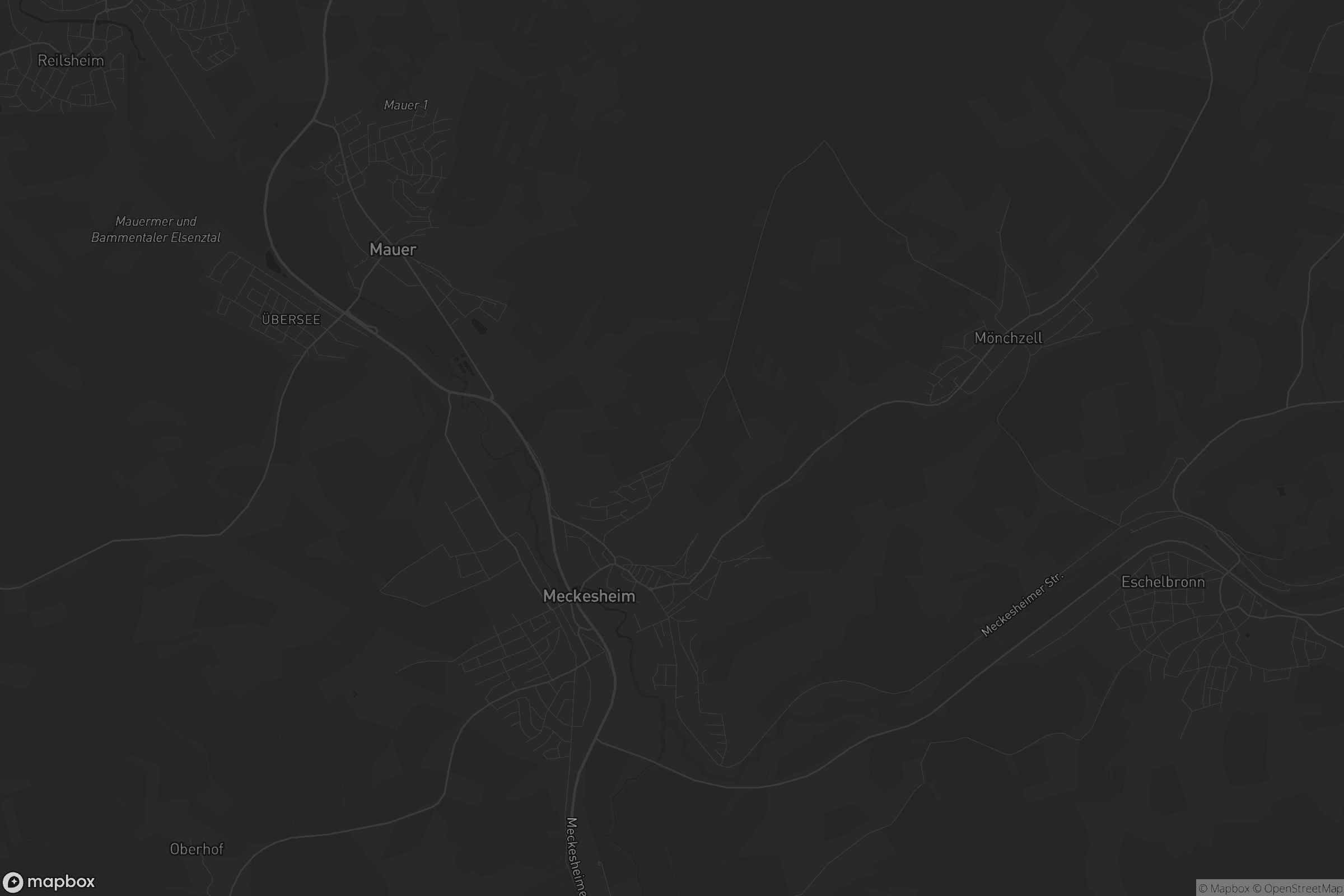 Karte von Meckesheim