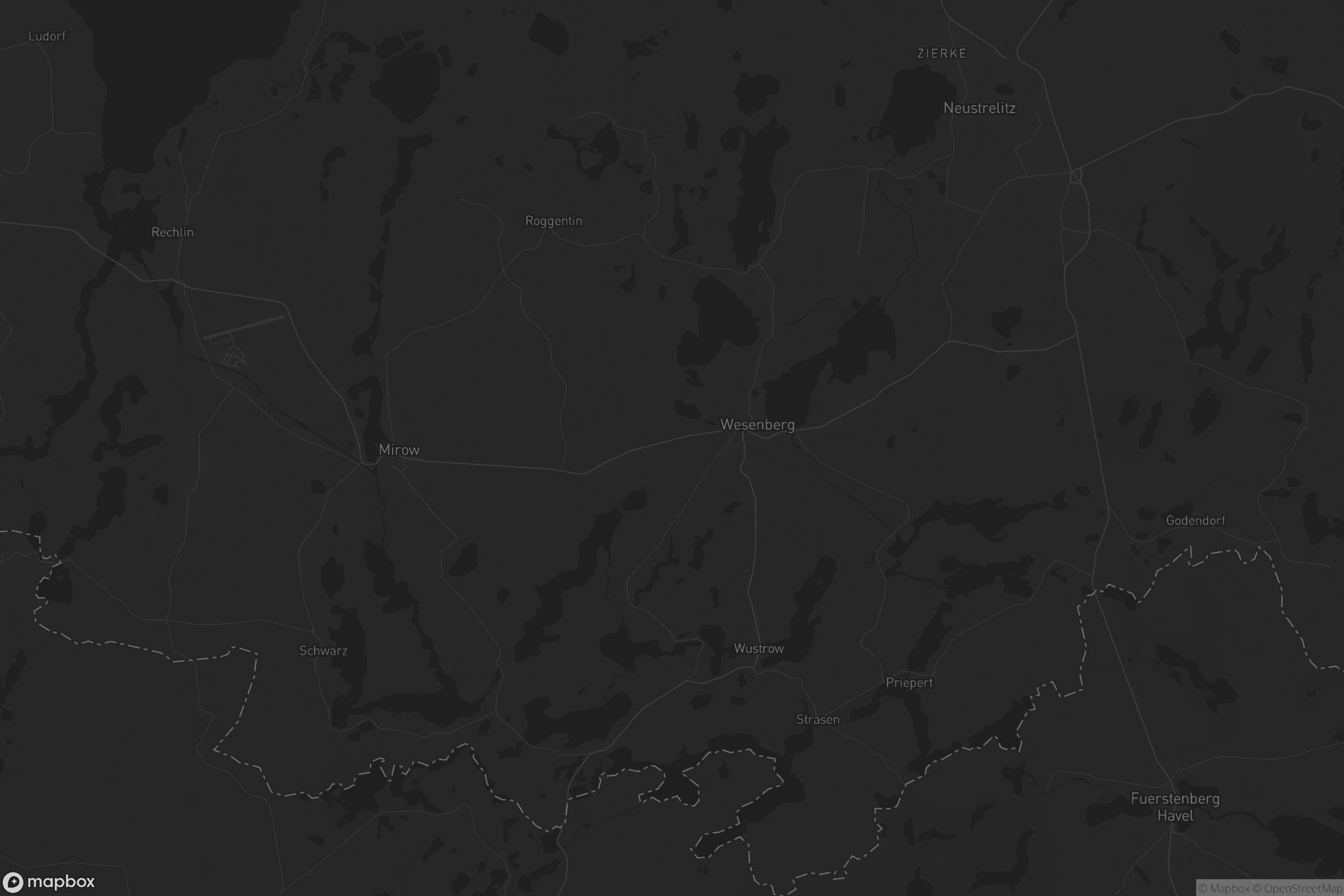 Karte von Mecklenburgische Kleinseenplatte