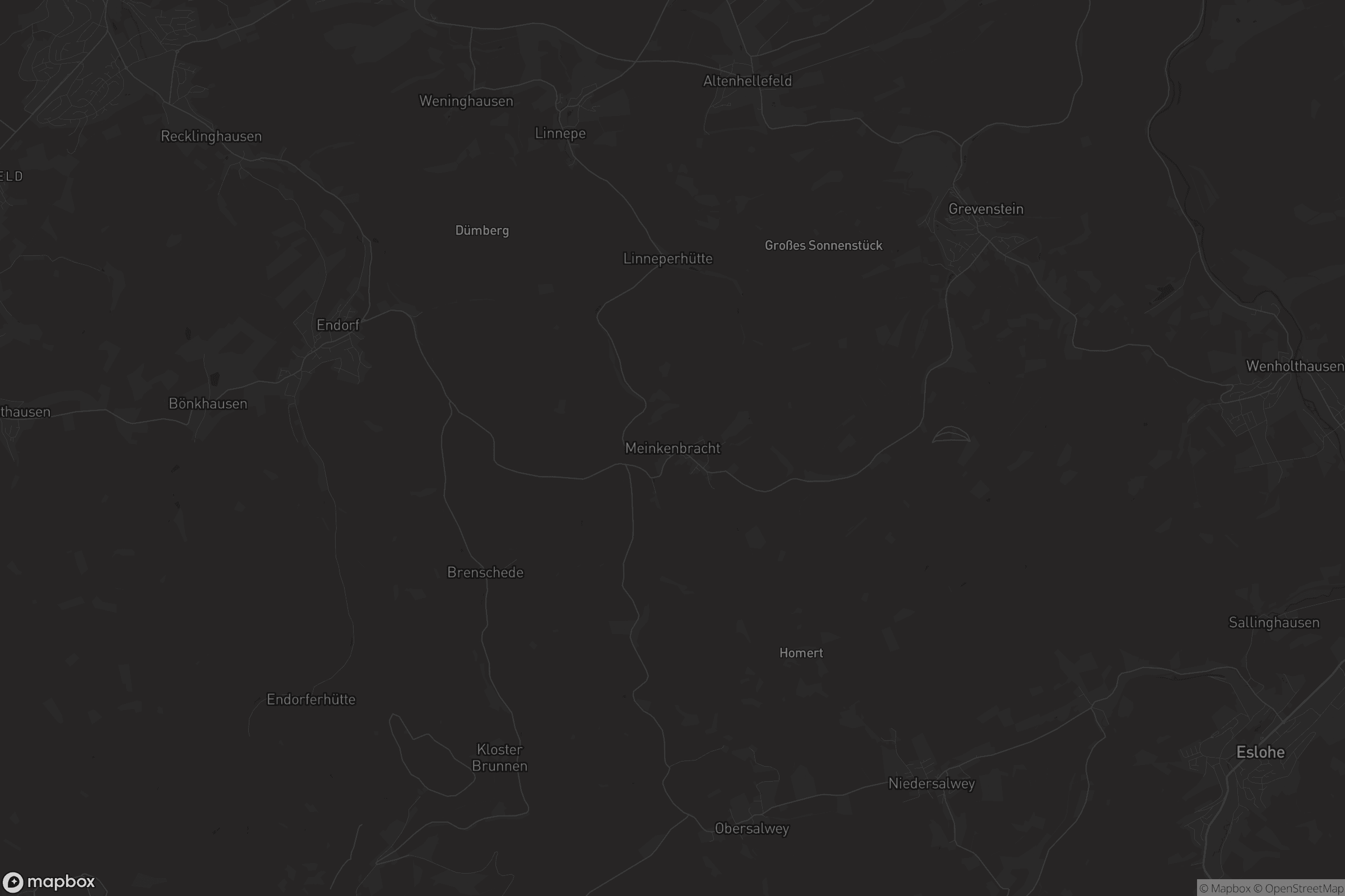 Karte von Meinkenbracht (Sauerland)