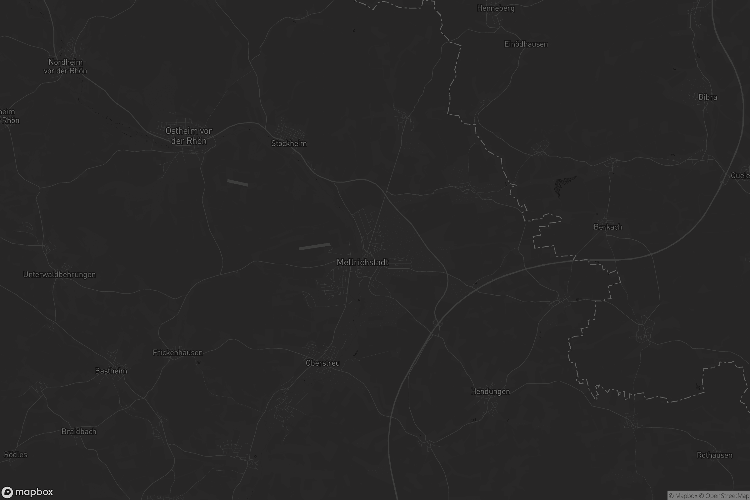 Karte von Mellrichstadt