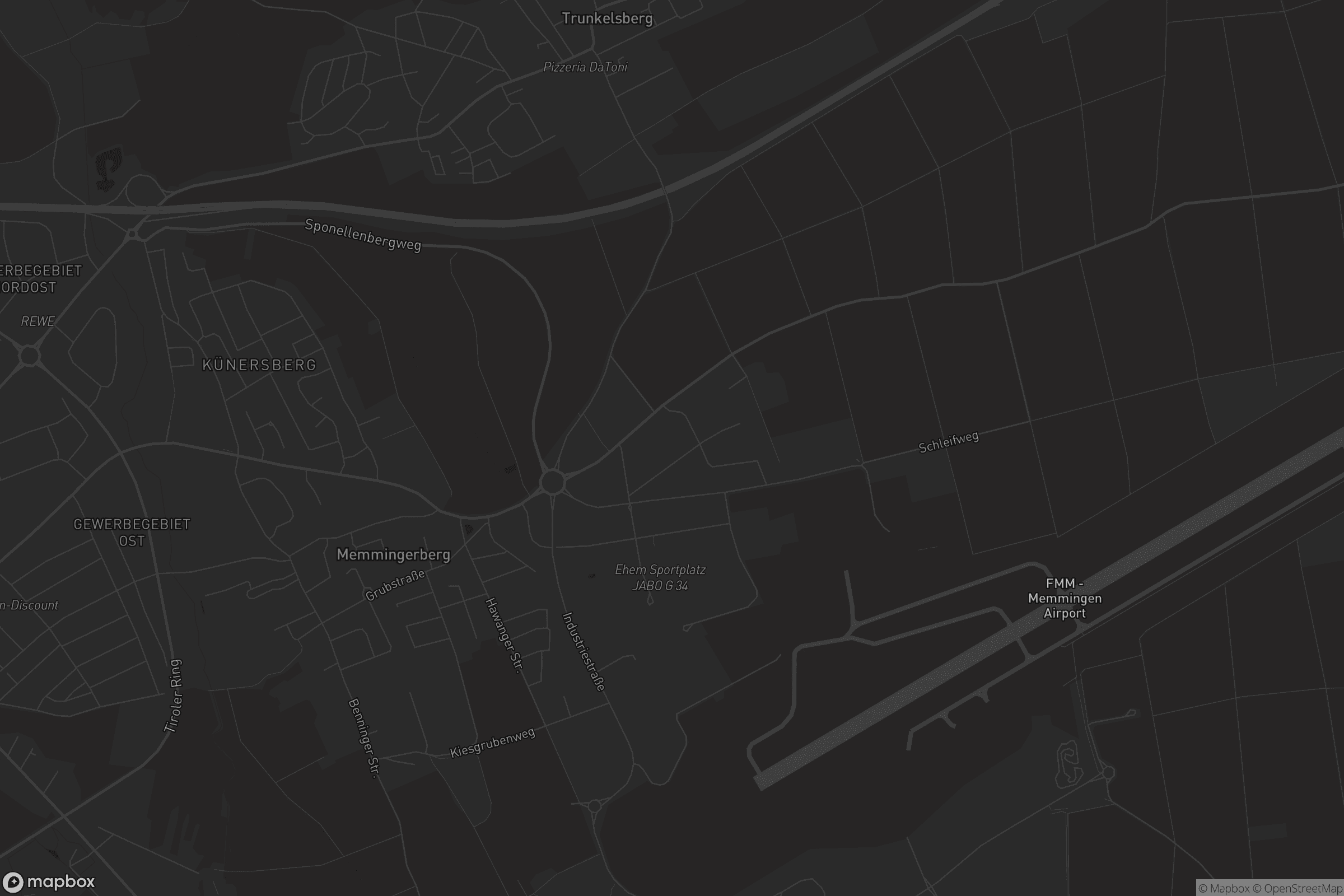 Karte von Memmingerberg