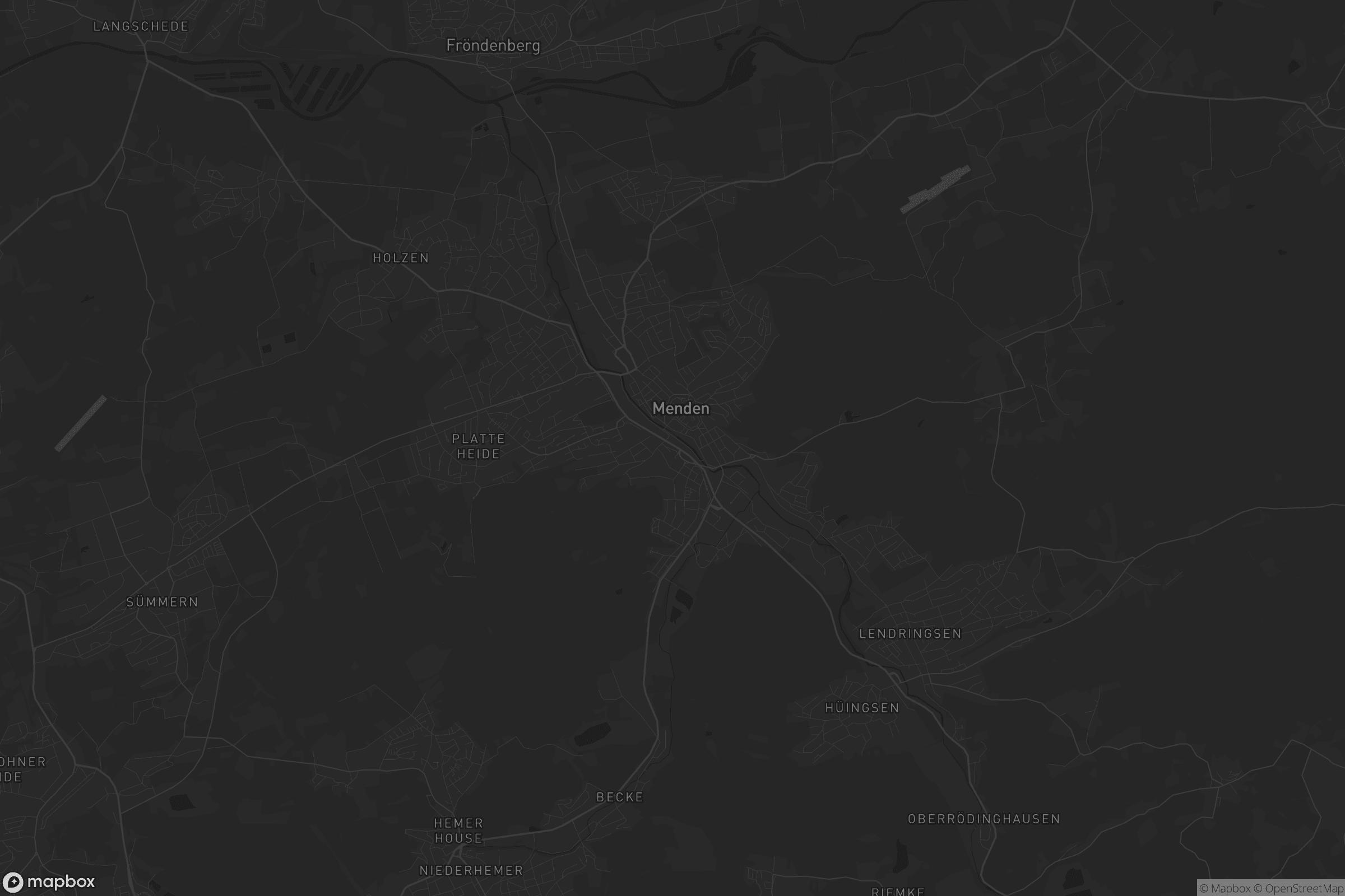 Karte von Menden (Sauerland)