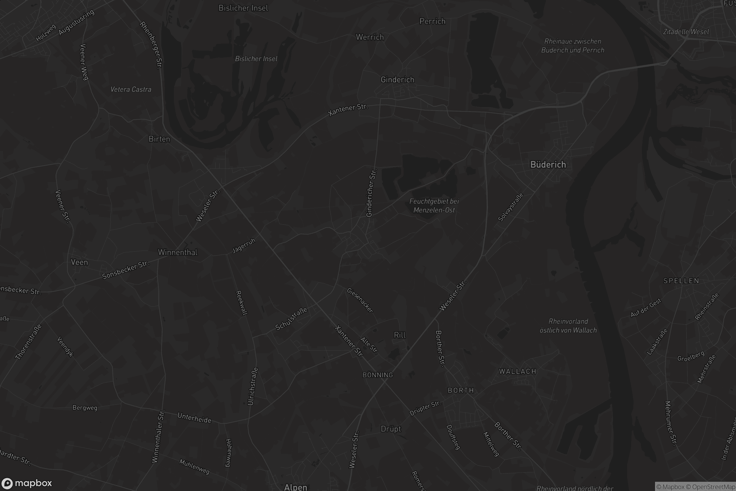 Karte von Menzelen-Ost