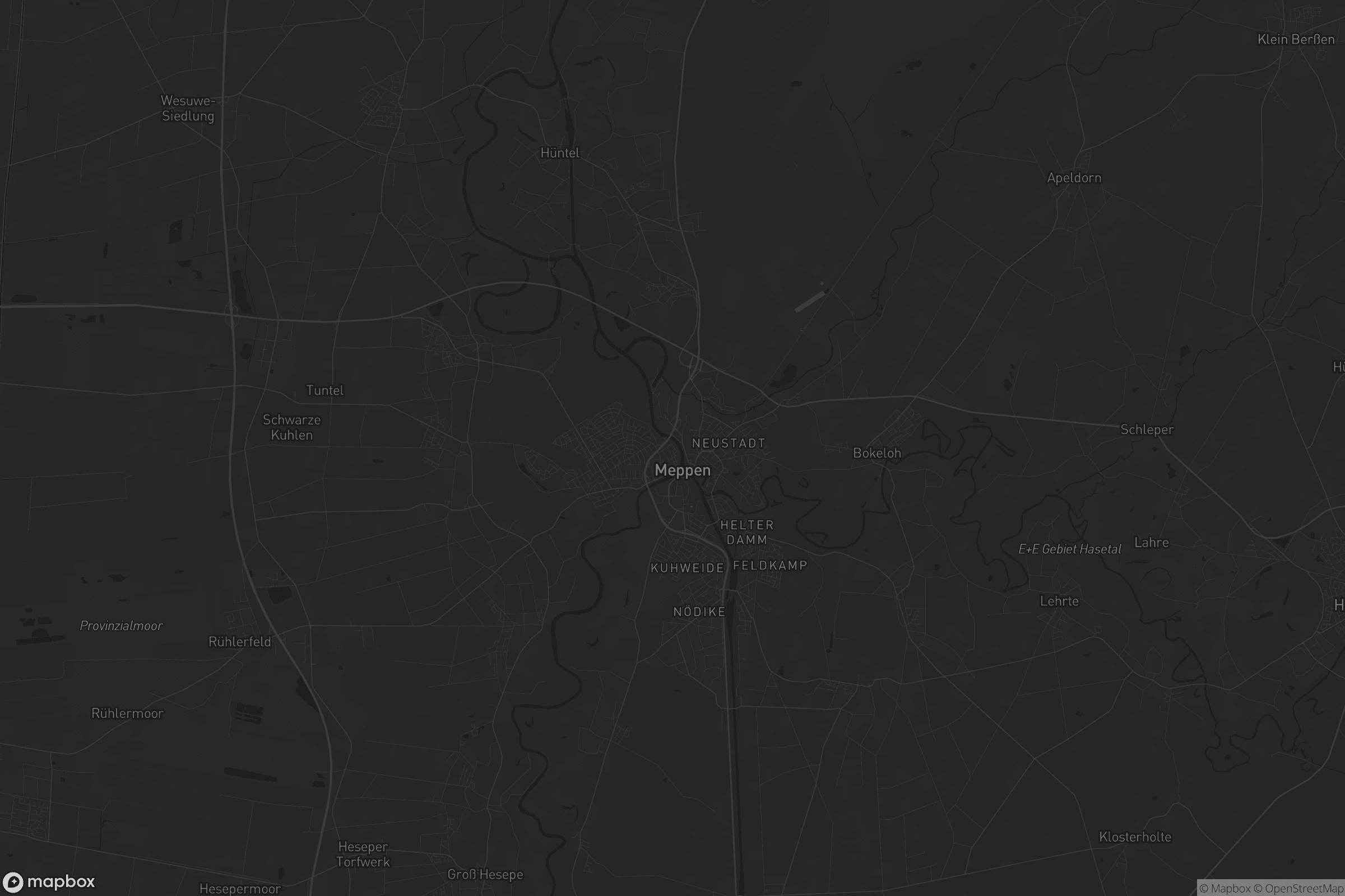Karte von Meppen