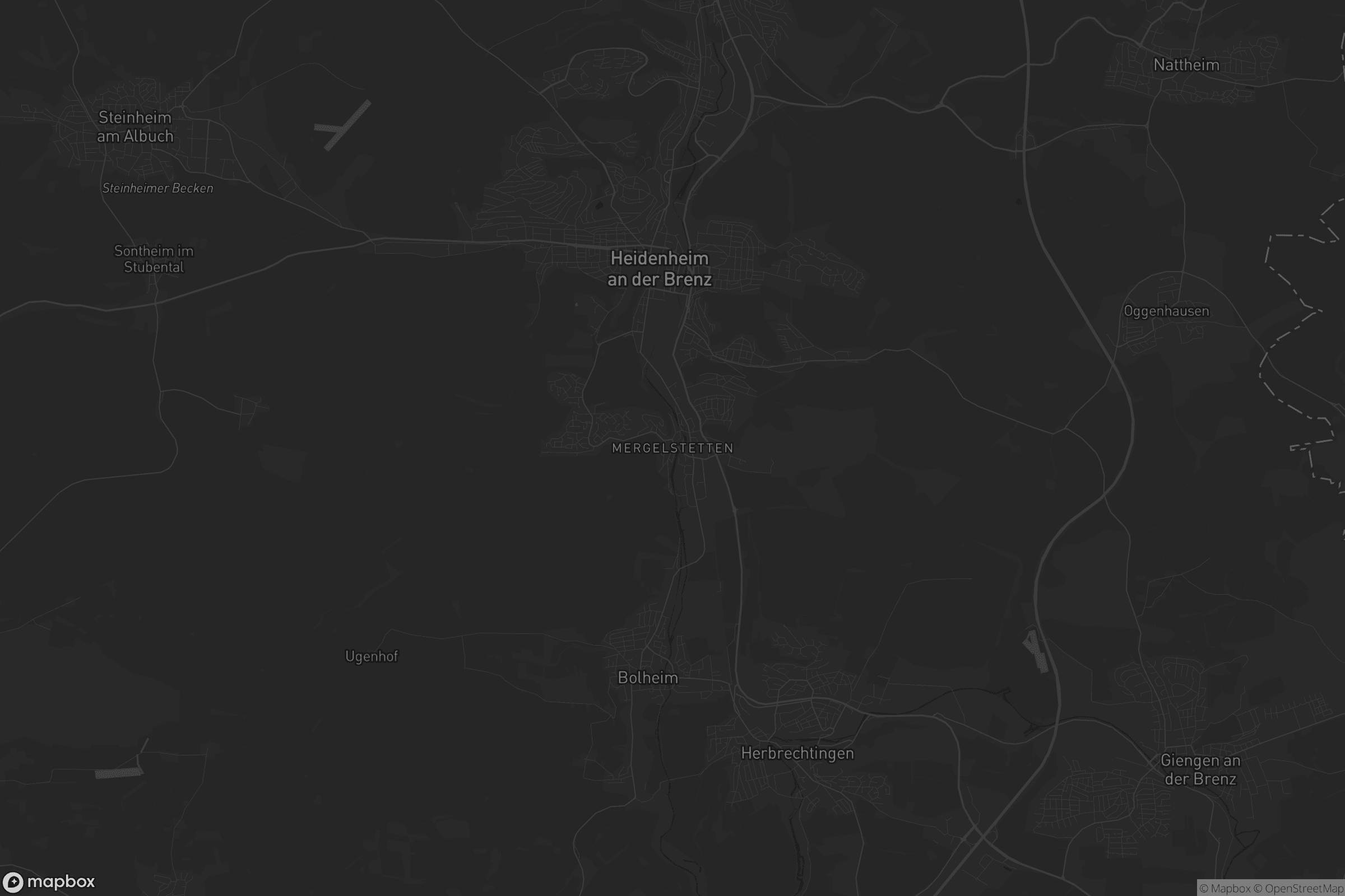 Karte von Mergelstetten